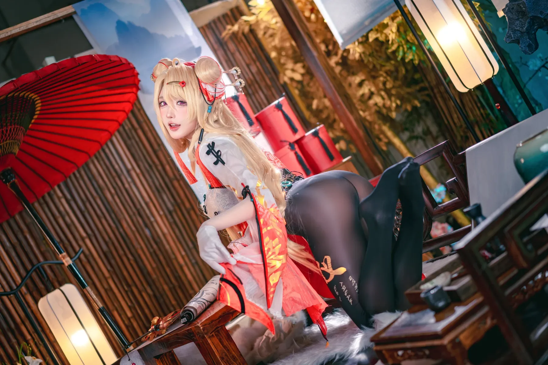 阿包也是兔娘 – 新春交错战线 咎瓦尤斯 Cosplay-第1张