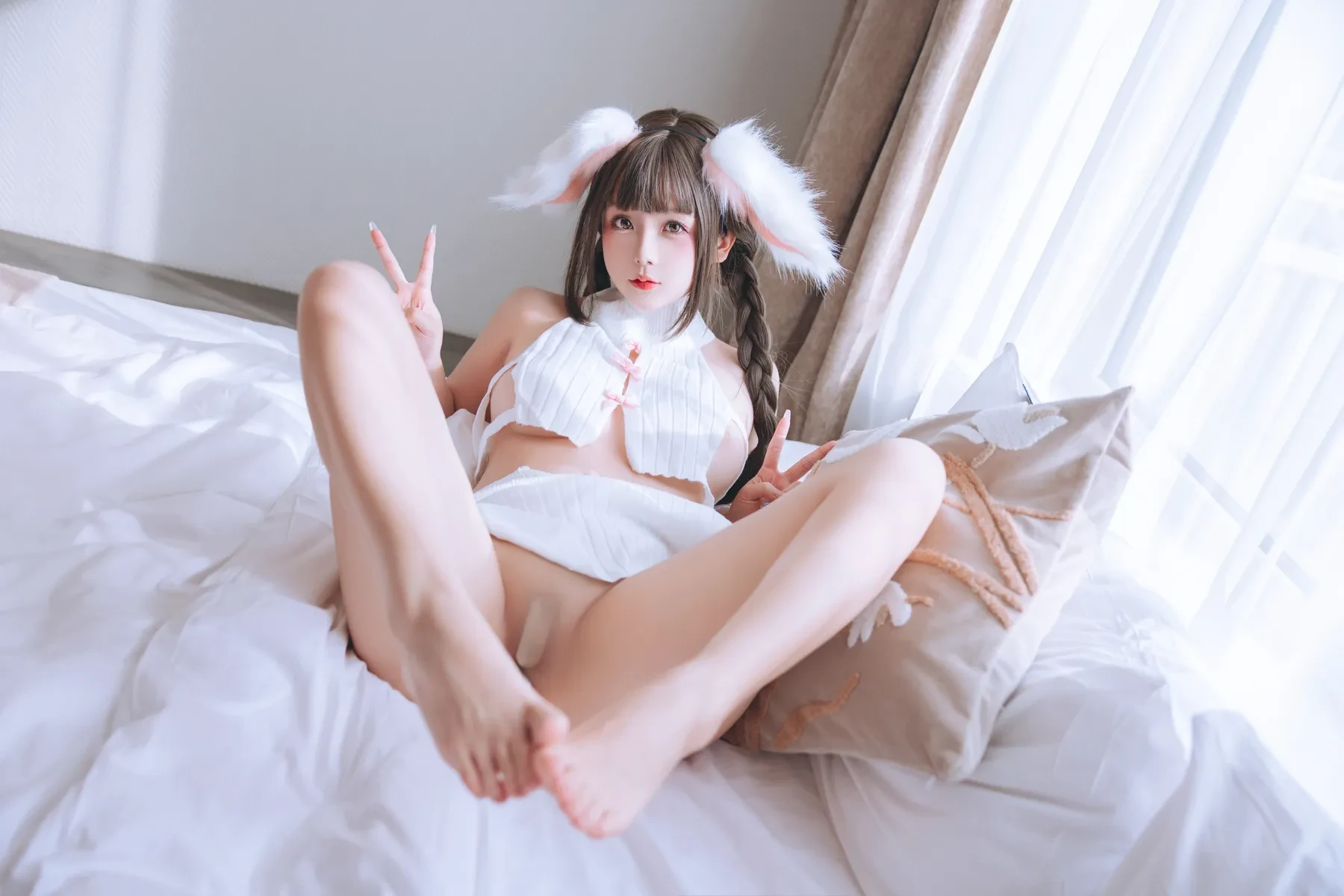 日奈娇 – 垂耳兔 Cosplay-第24张