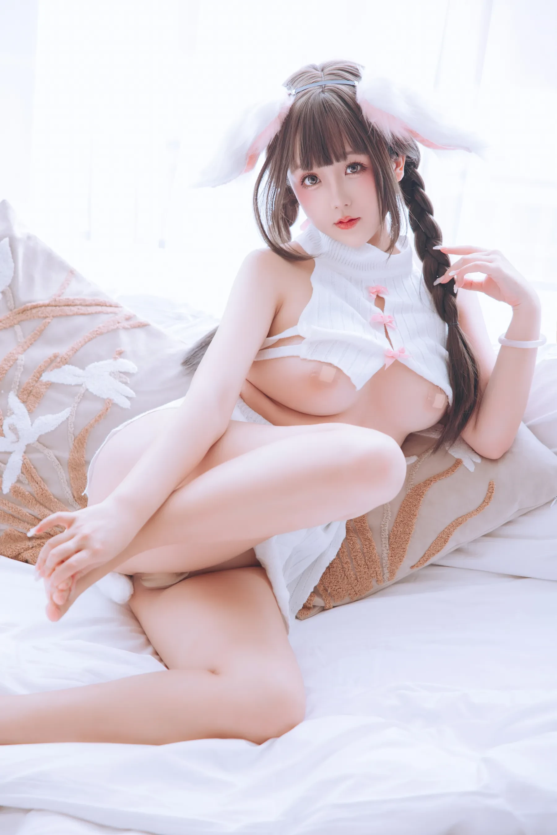日奈娇 – 垂耳兔 Cosplay-第30张