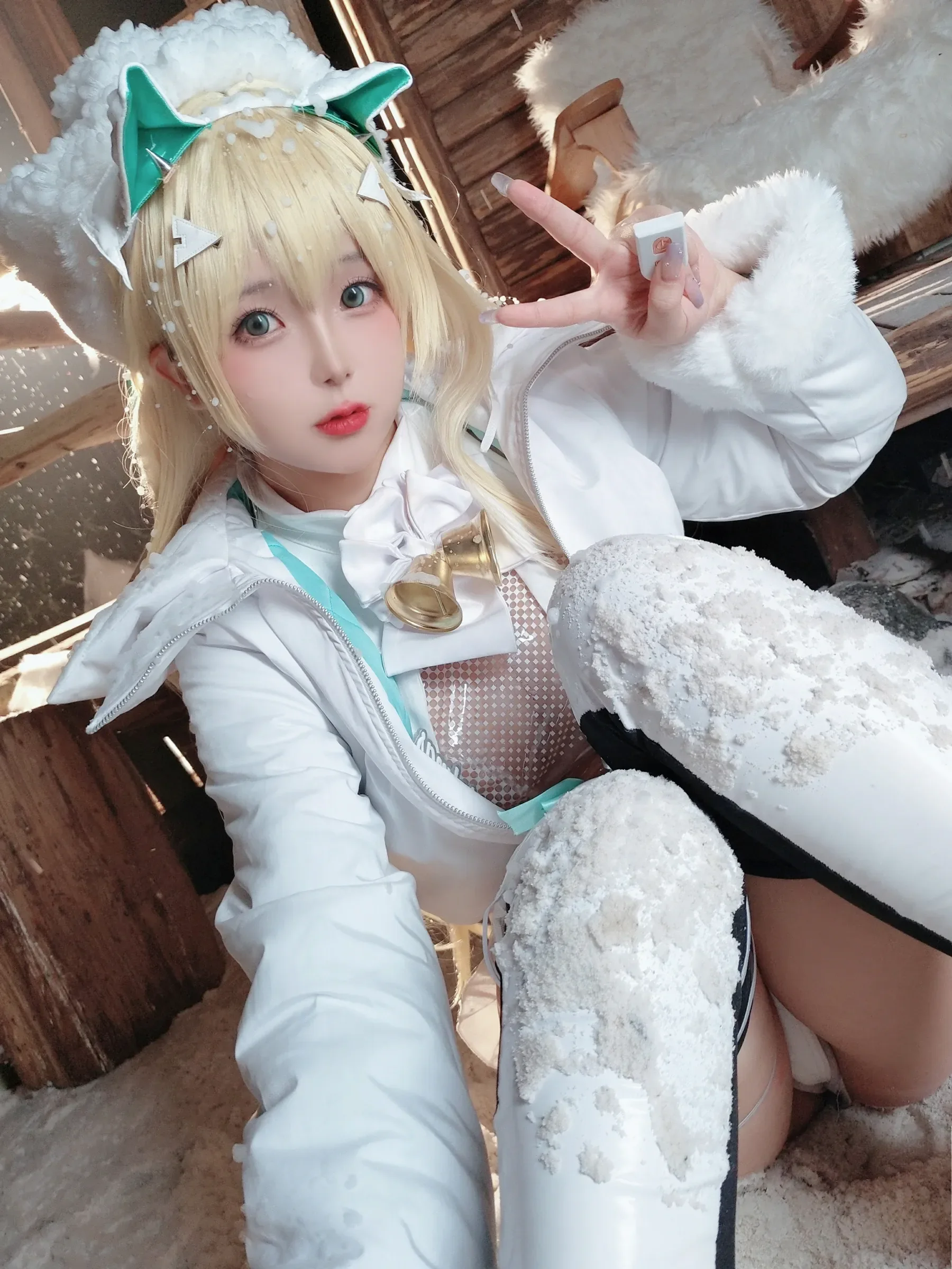 日奈娇 – 胜利女神 妮姬露菲 Cosplay-第59张