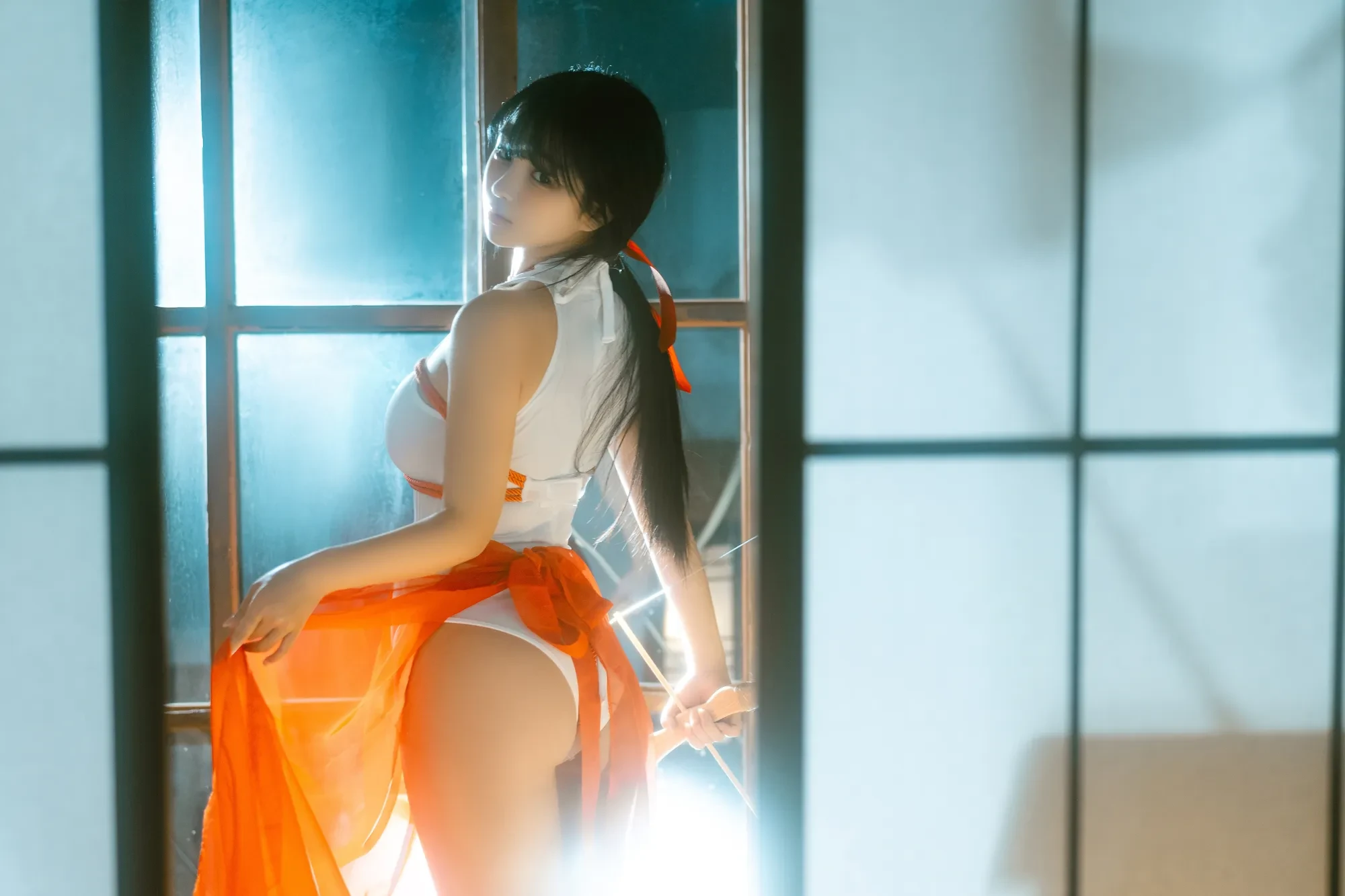 桜井宁宁 – 绳艺巫女 Cosplay-第1张
