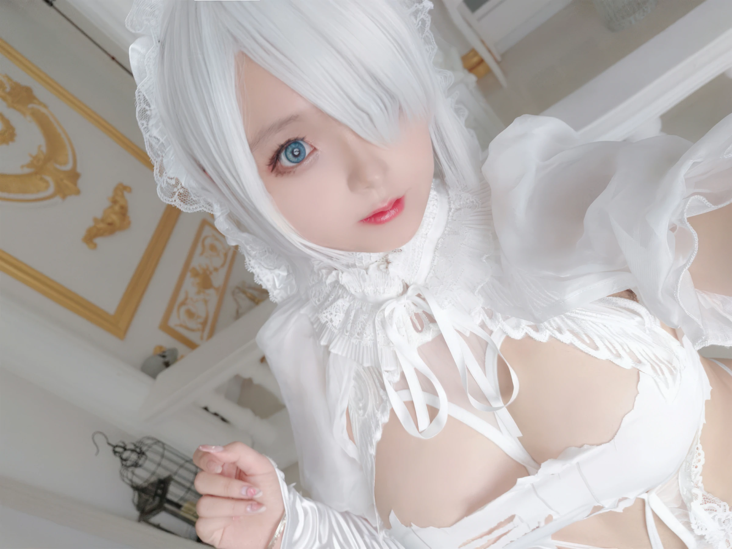 日奈娇 – 白色花嫁 Cosplay-第40张