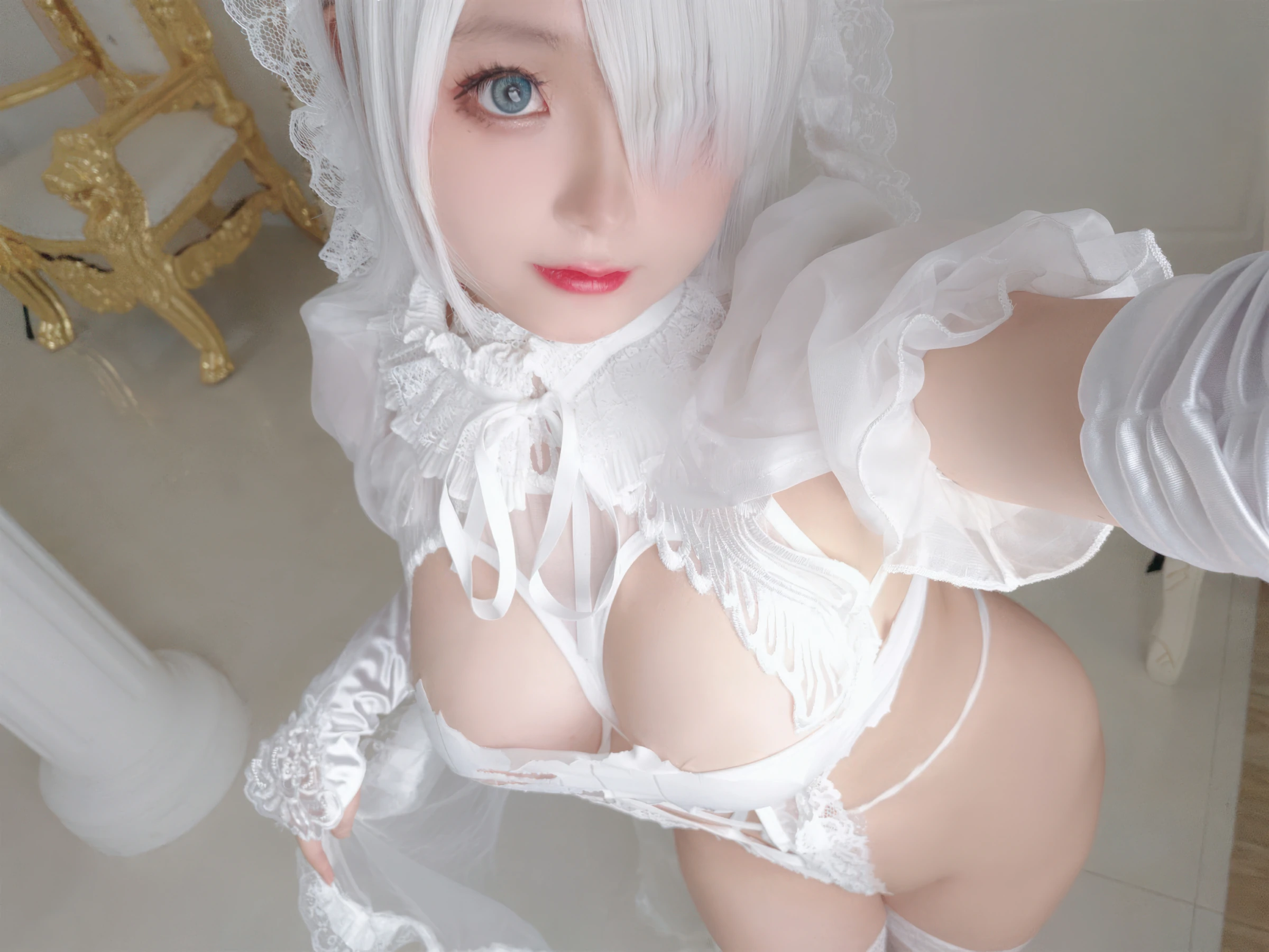 日奈娇 – 白色花嫁 Cosplay-第61张