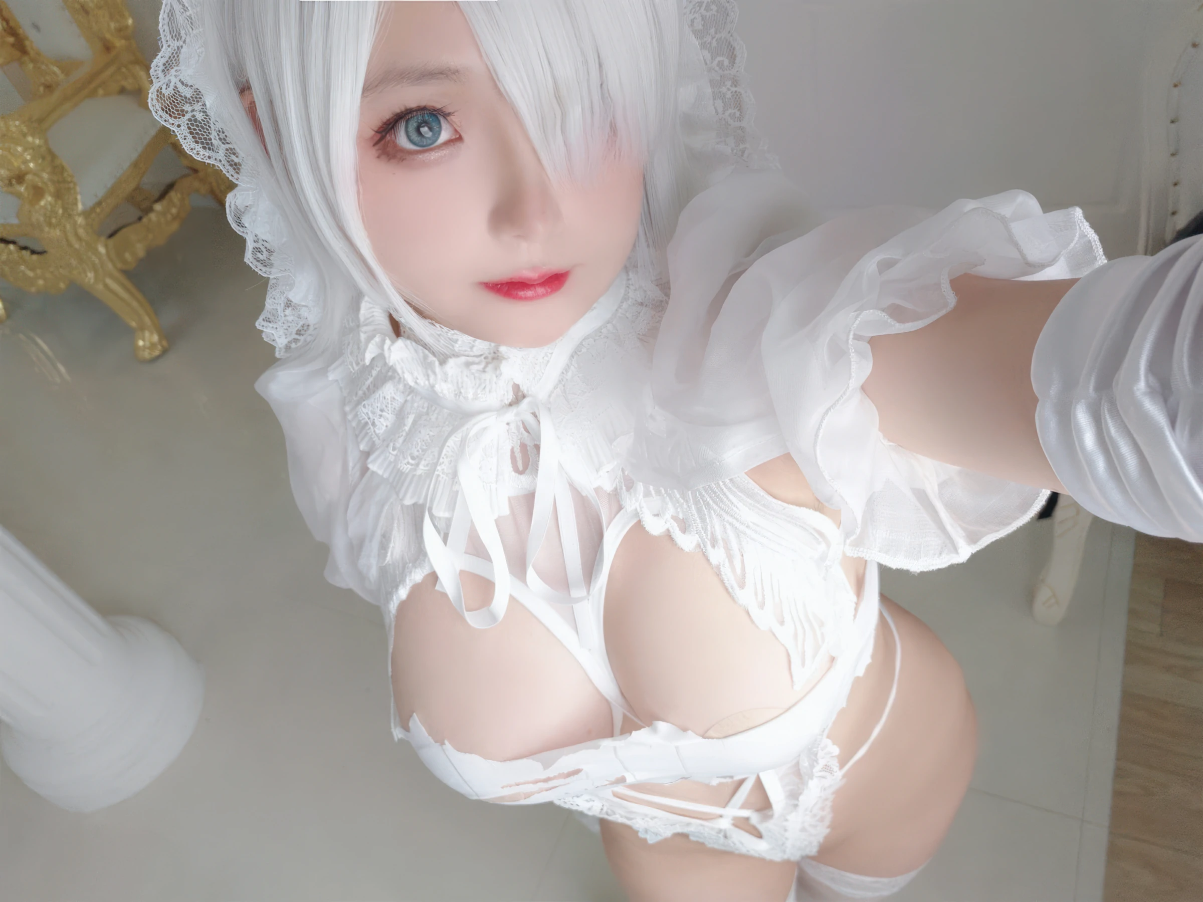日奈娇 – 白色花嫁 Cosplay-第60张