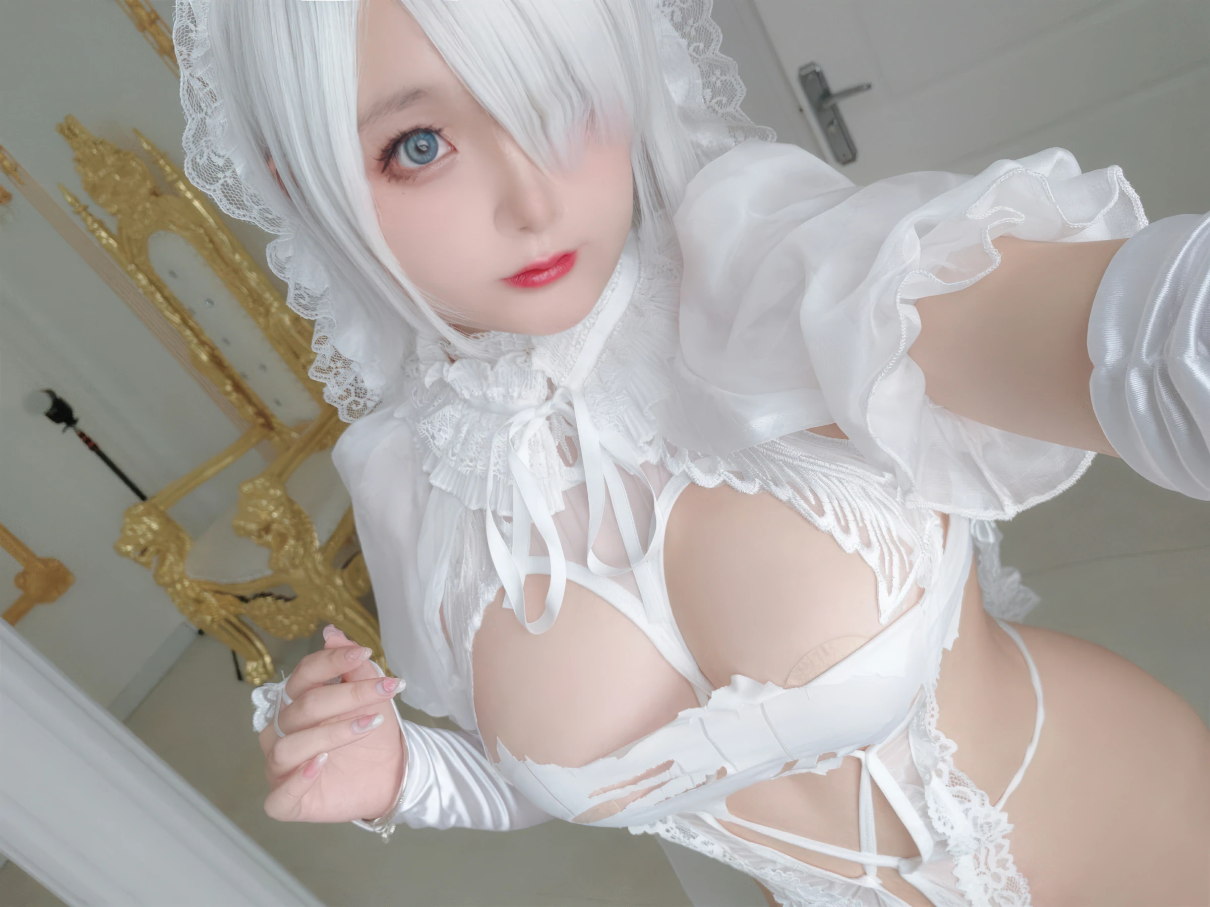 日奈娇 – 白色花嫁 Cosplay-第59张
