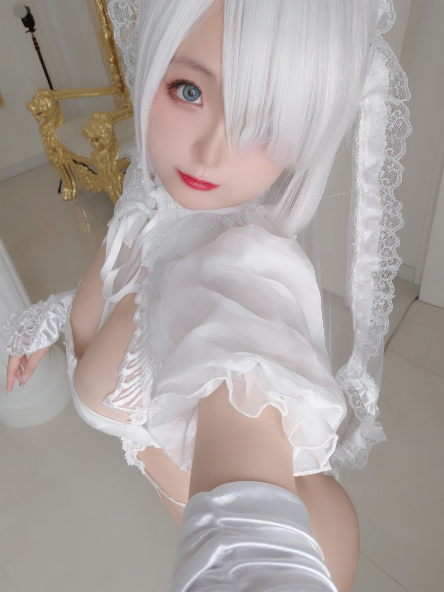 日奈娇 – 白色花嫁 Cosplay-第63张