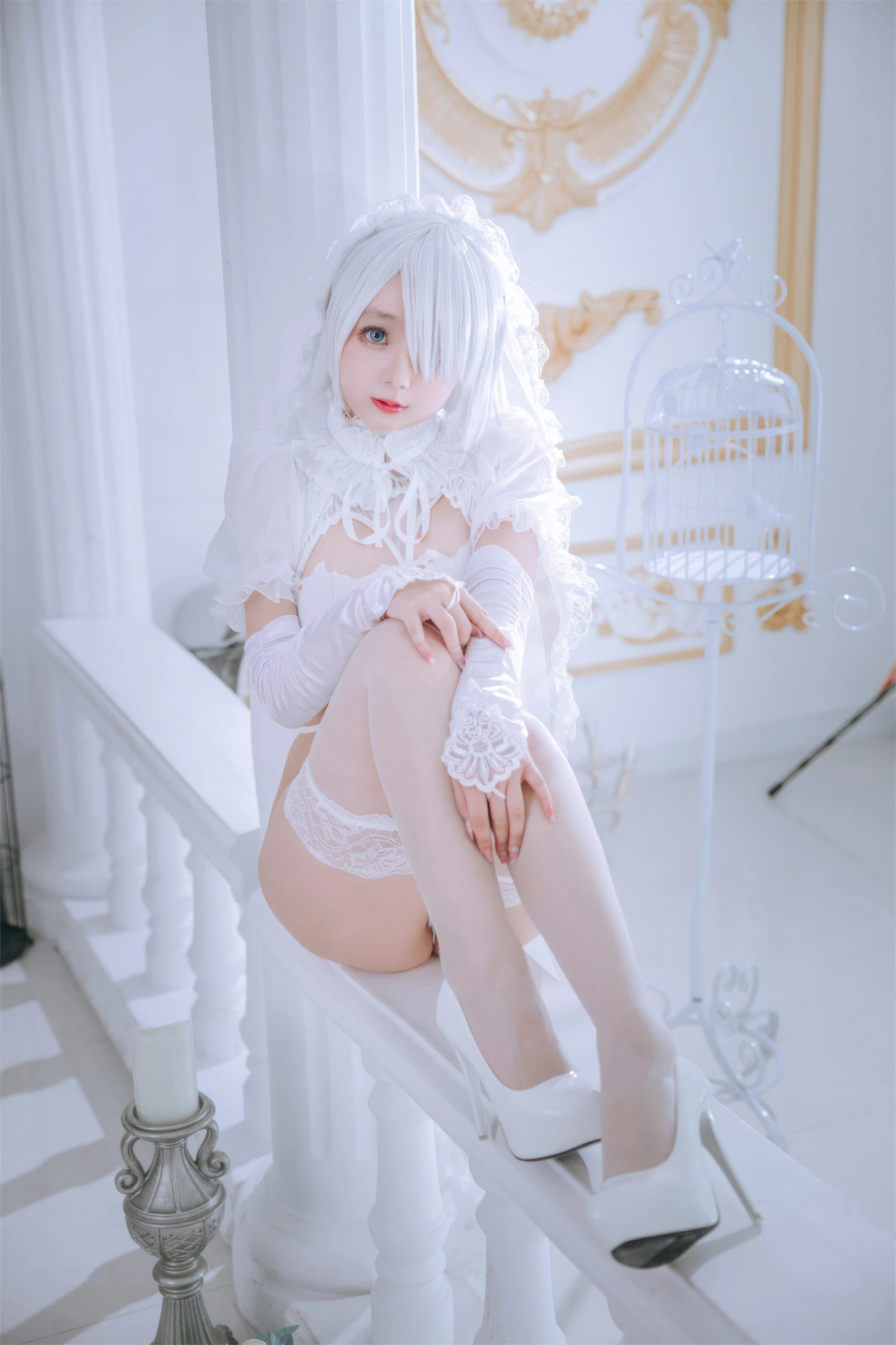日奈娇 – 白色花嫁 Cosplay-第69张