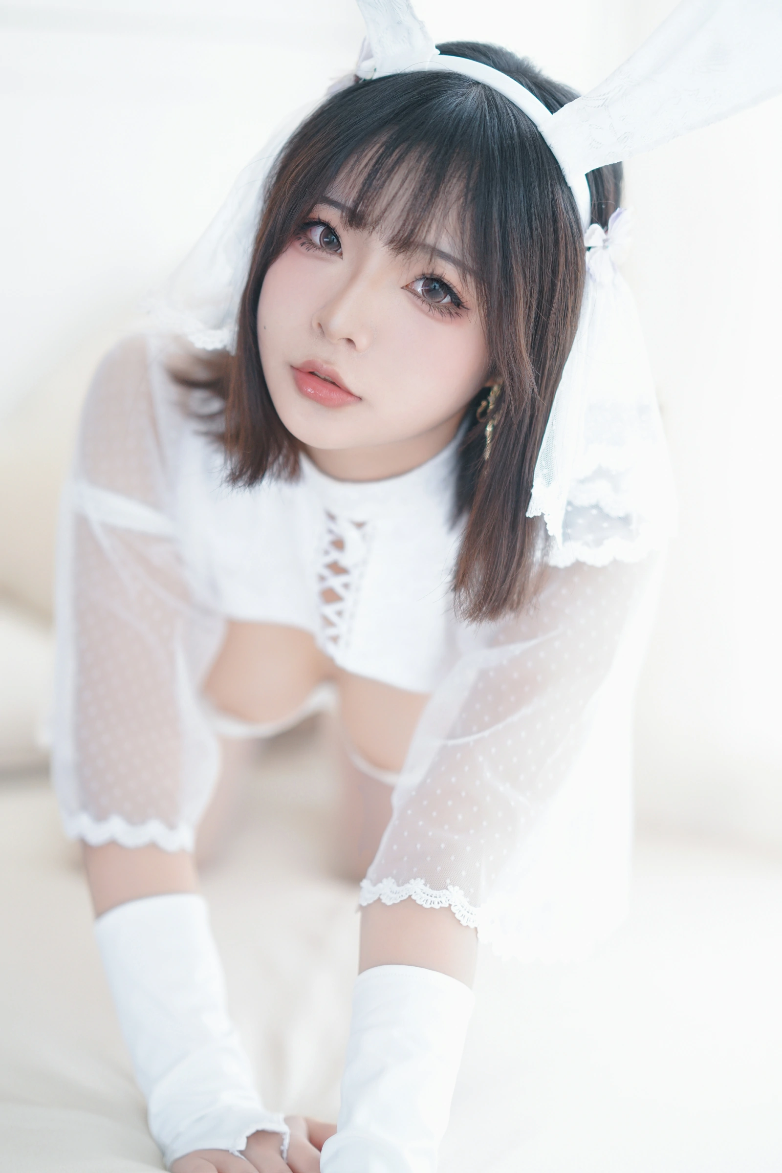 yuuhui玉汇 – 雪兔 Cosplay-第9张