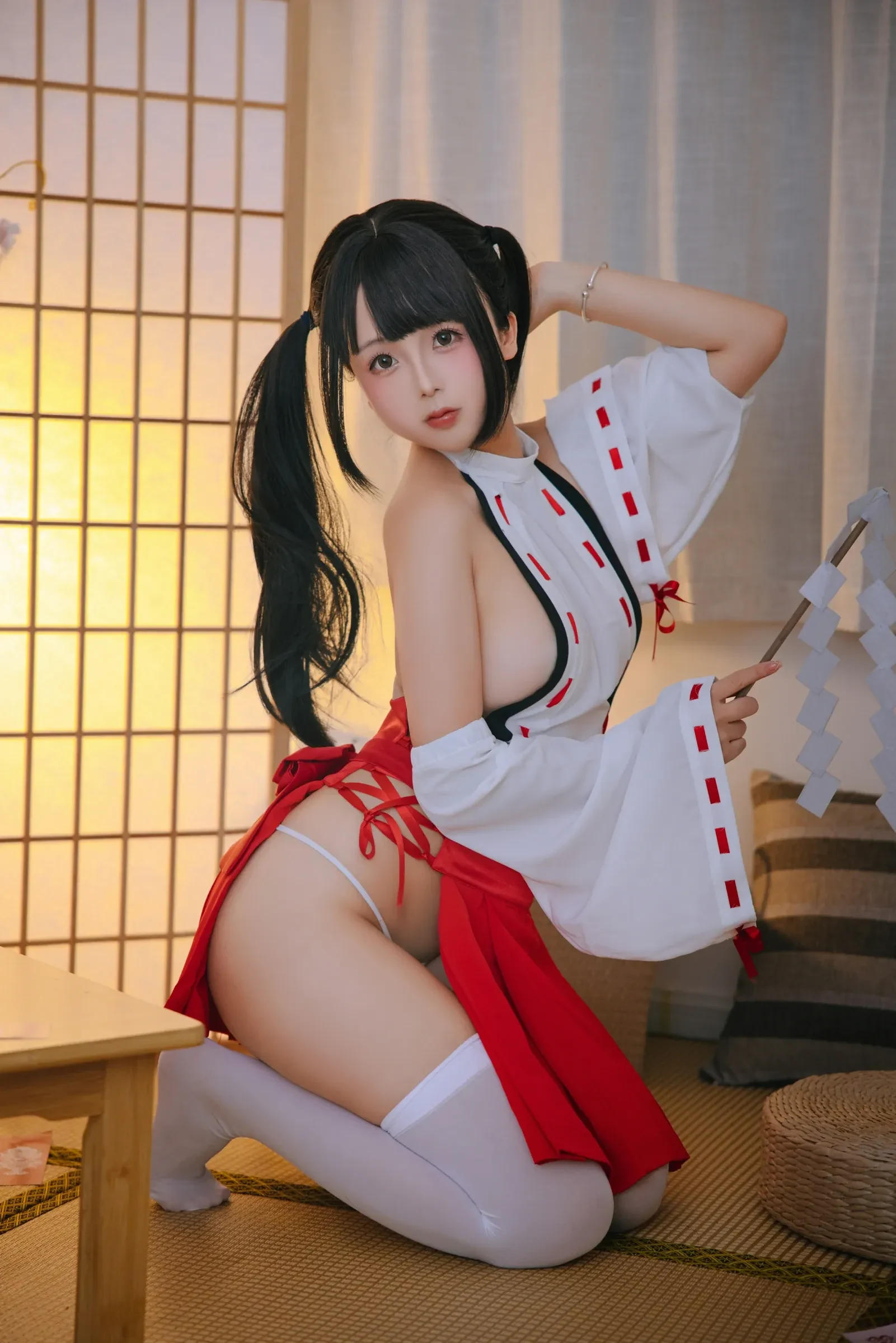 日奈娇 – 御币巫女 Cosplay-第33张