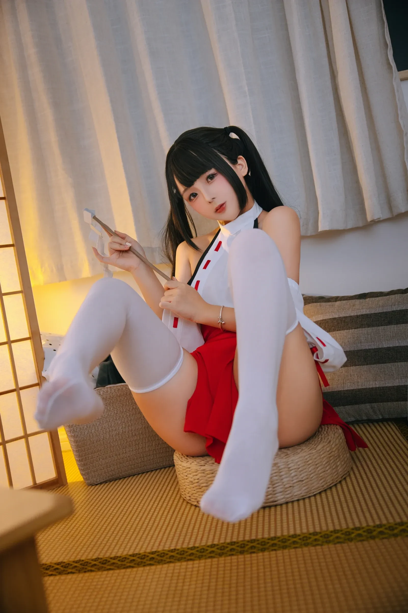 日奈娇 – 御币巫女 Cosplay-第37张