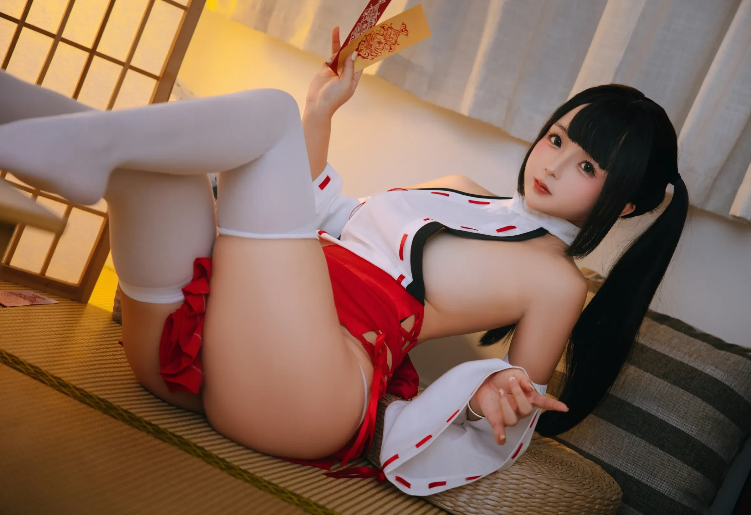 日奈娇 – 御币巫女 Cosplay-第43张