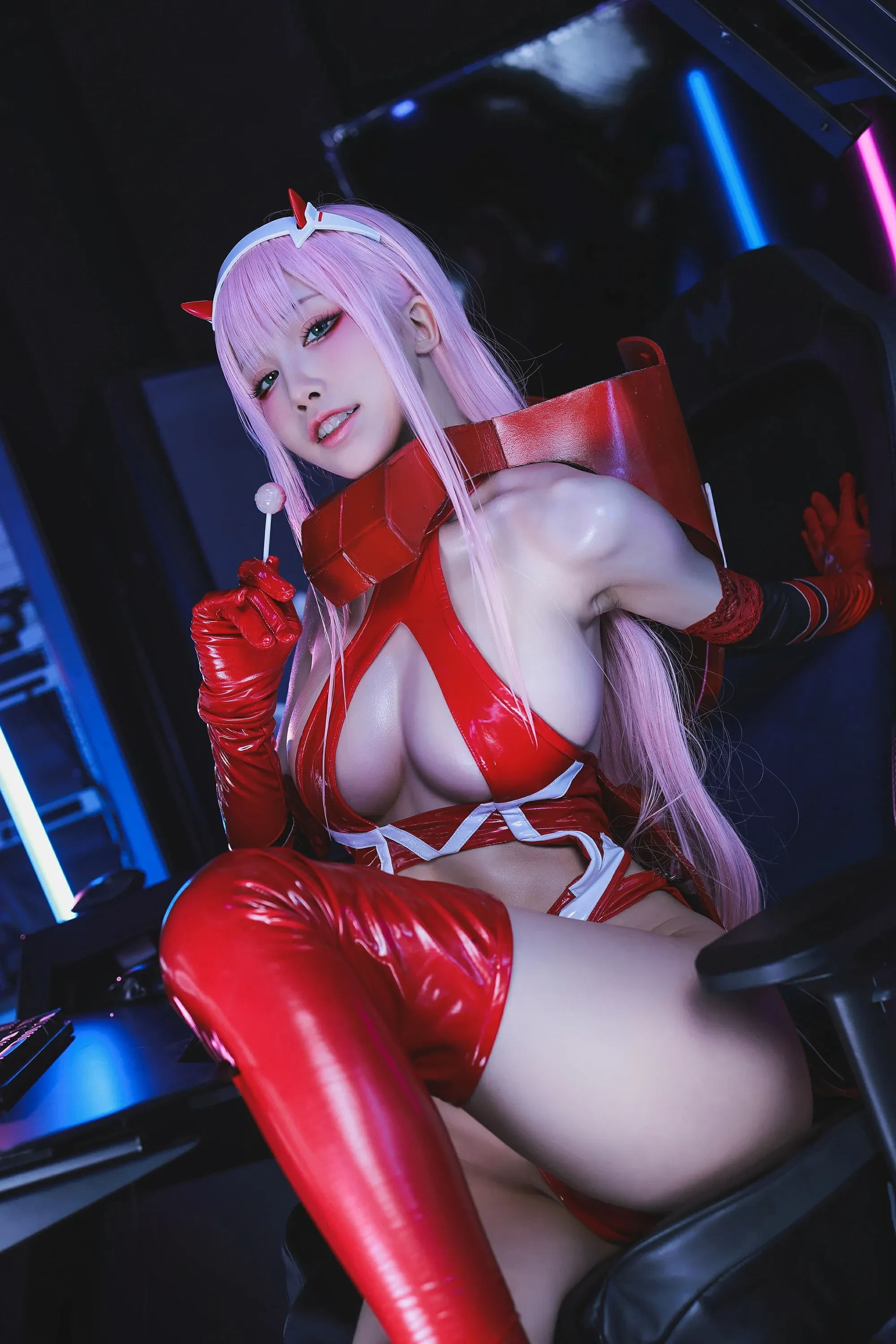 水淼Aqua – DARLING in the FRANXX Cosplay-第1张