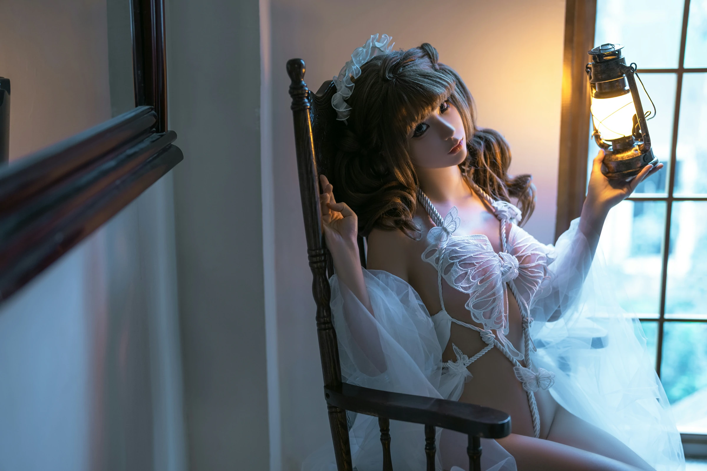 蠢沫沫 – 三月T1订阅2《蛾》 Cosplay-第9张