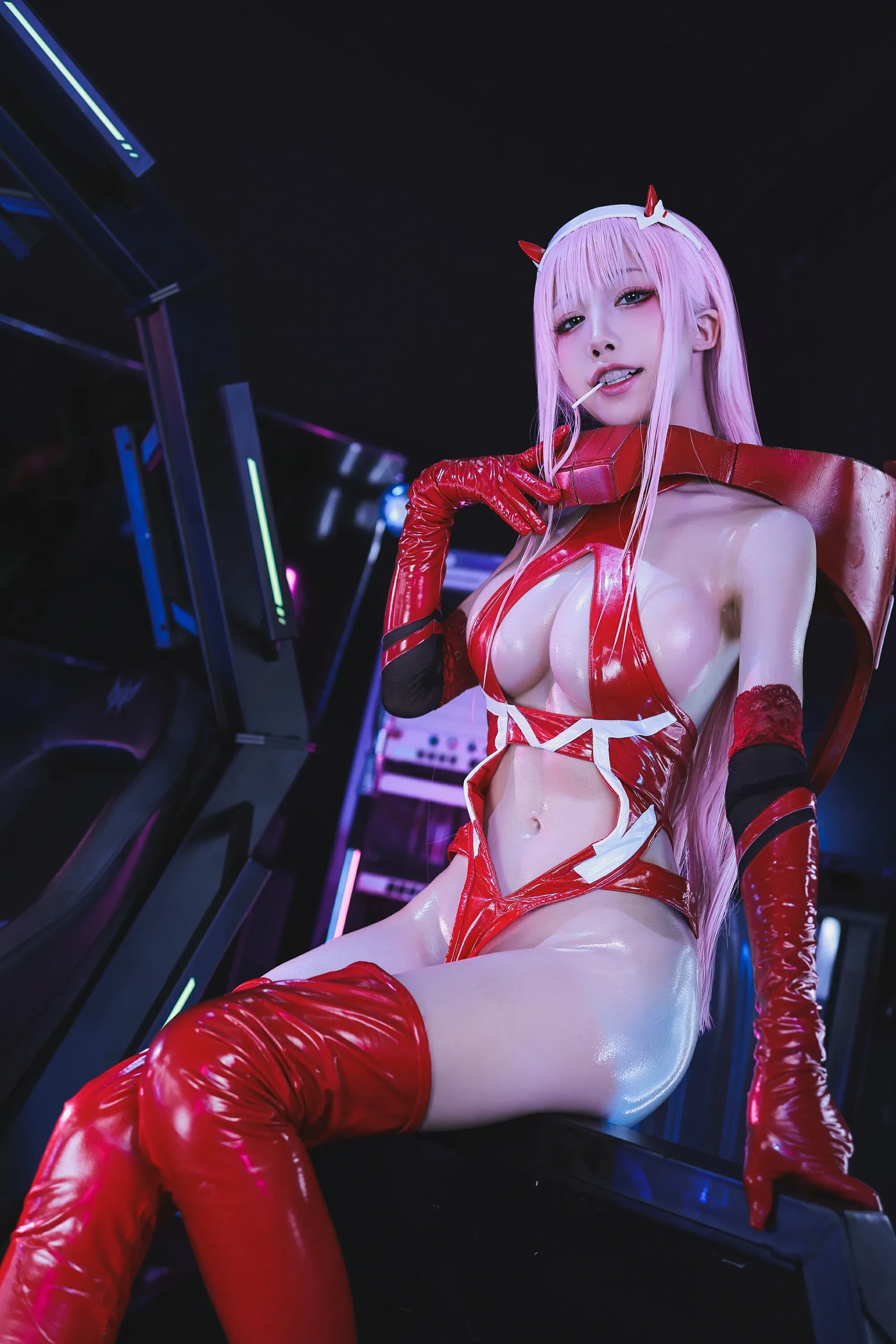 水淼Aqua – DARLING in the FRANXX Cosplay-第14张