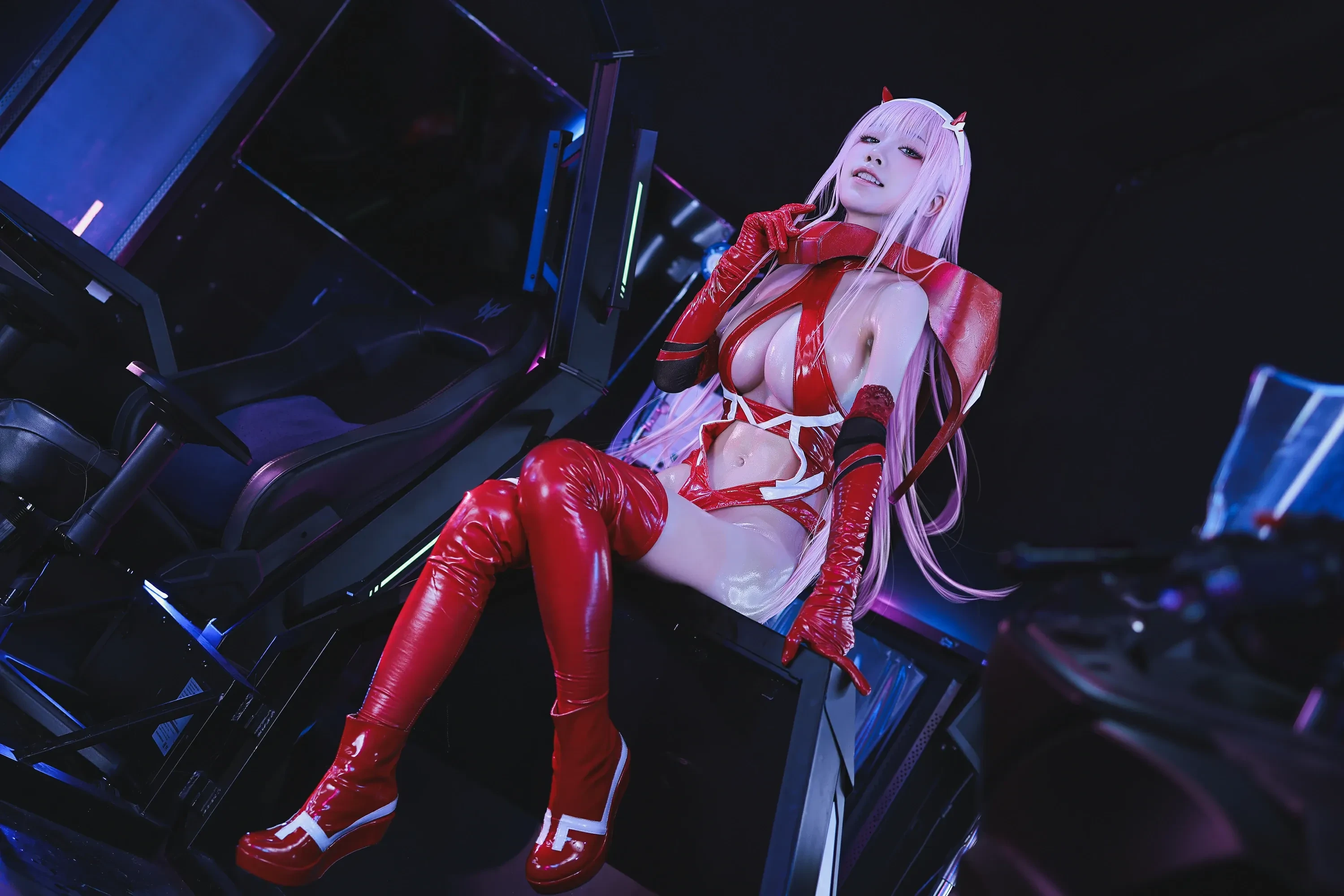 水淼Aqua – DARLING in the FRANXX Cosplay-第16张