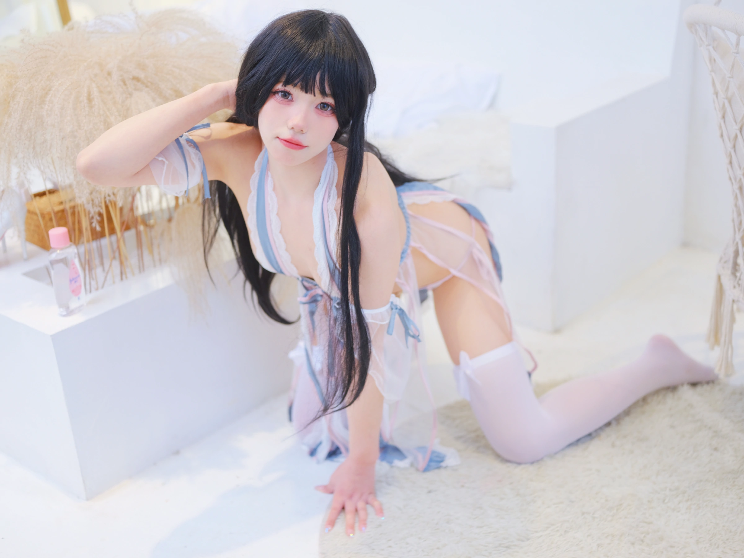 黏黏团子兔（咬一口兔娘） – 古风情趣三套 Cosplay-第3张
