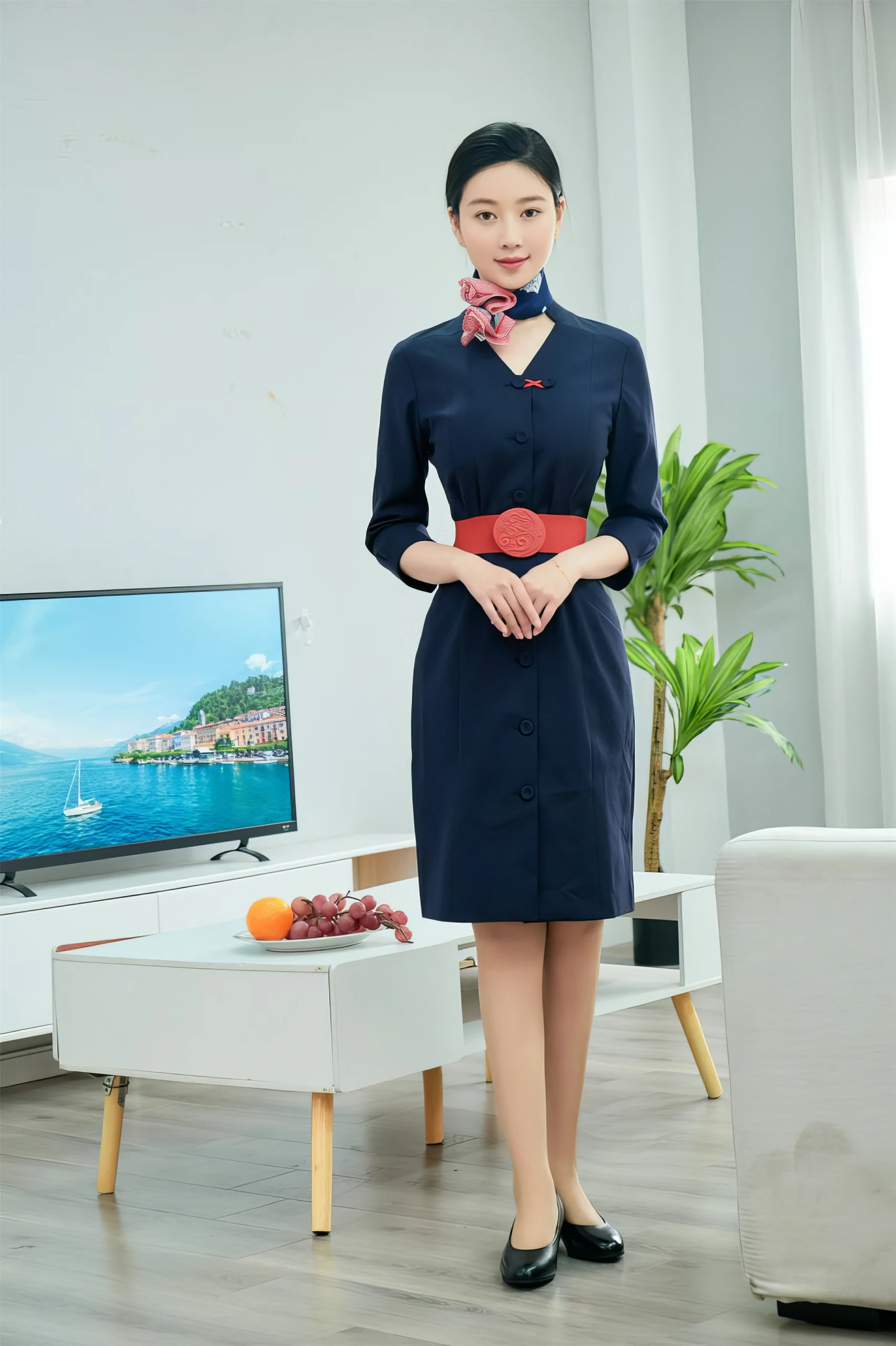 年年Nnian – 空姐制服 Cosplay-第10张