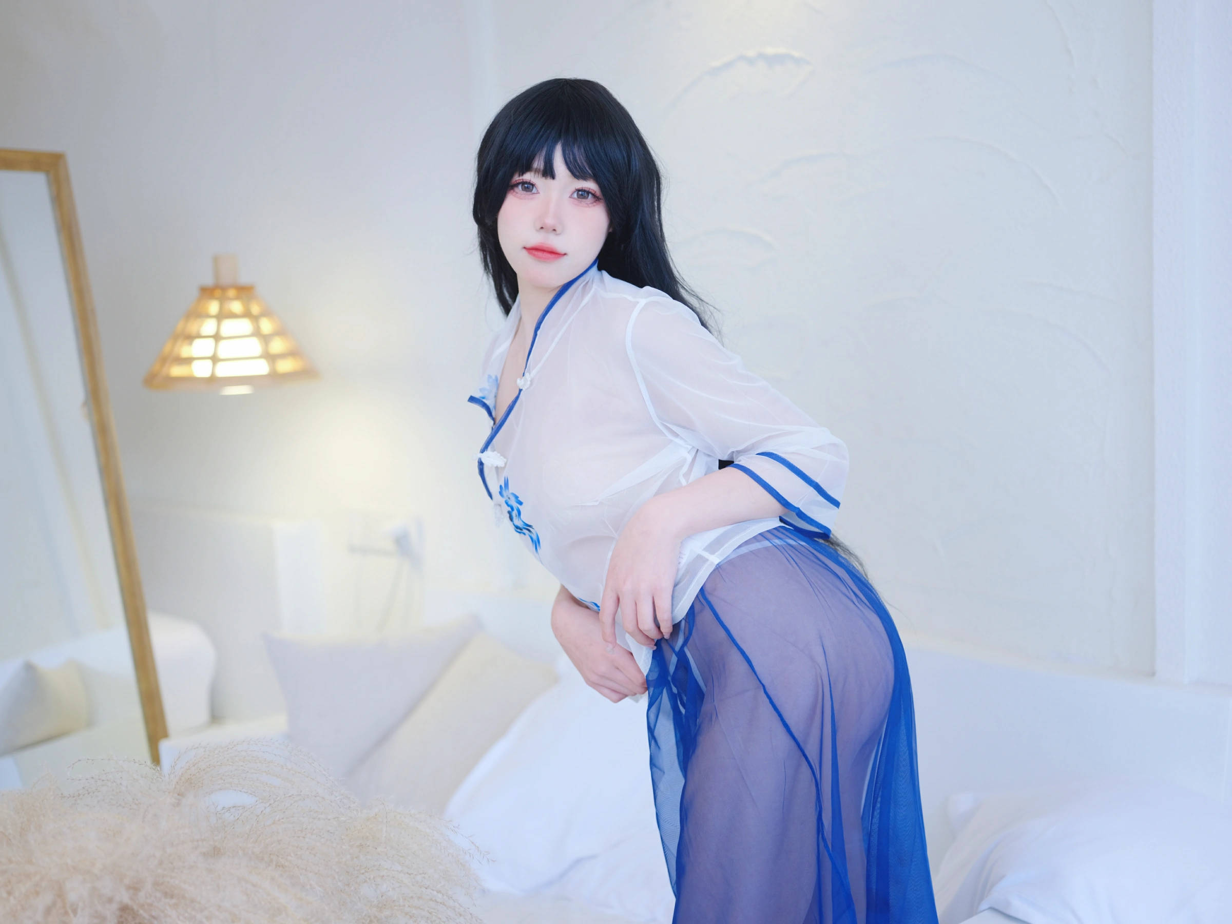 黏黏团子兔（咬一口兔娘） – 古风情趣三套 Cosplay-第16张