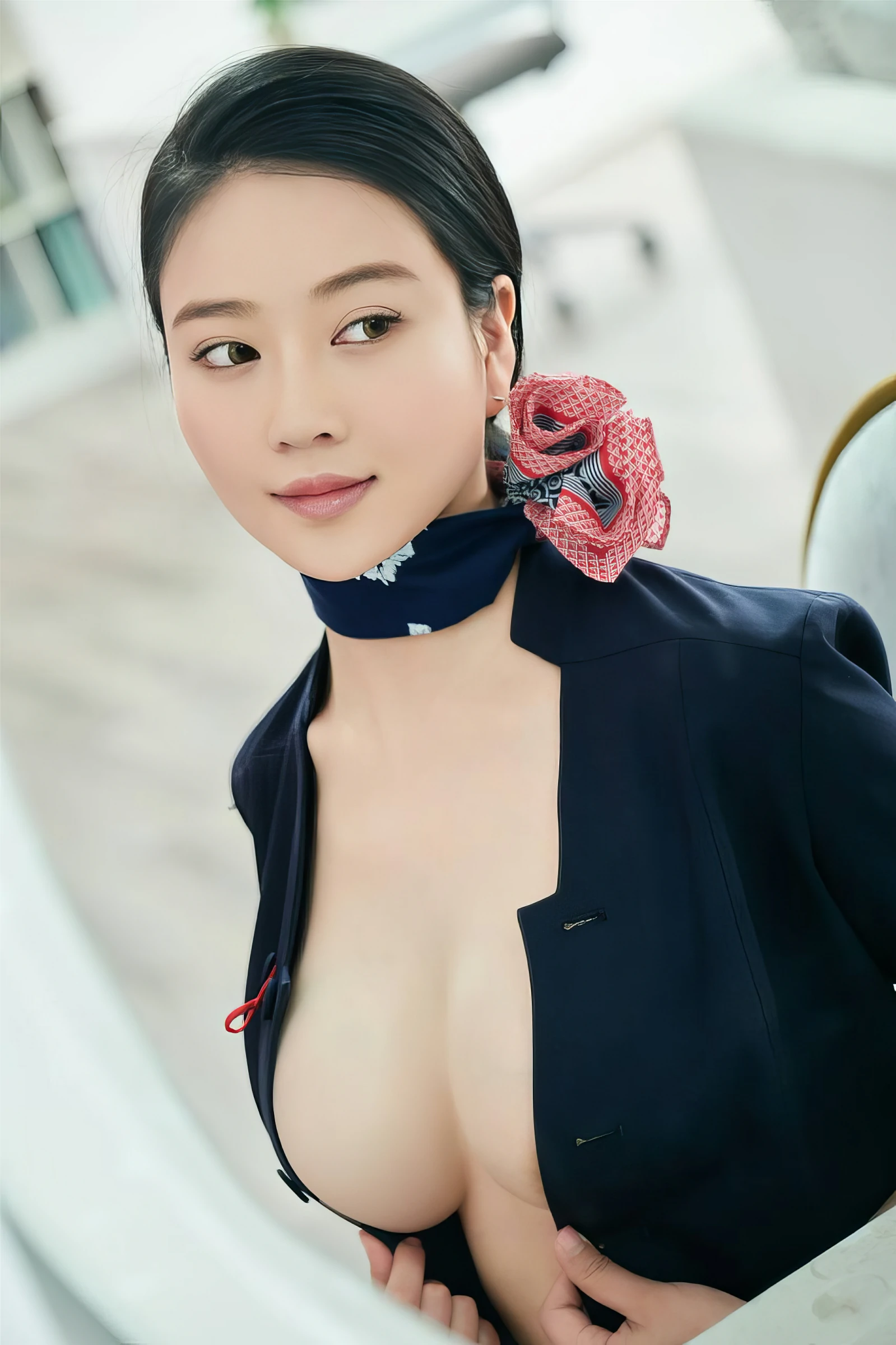 年年Nnian – 空姐制服 Cosplay-第31张