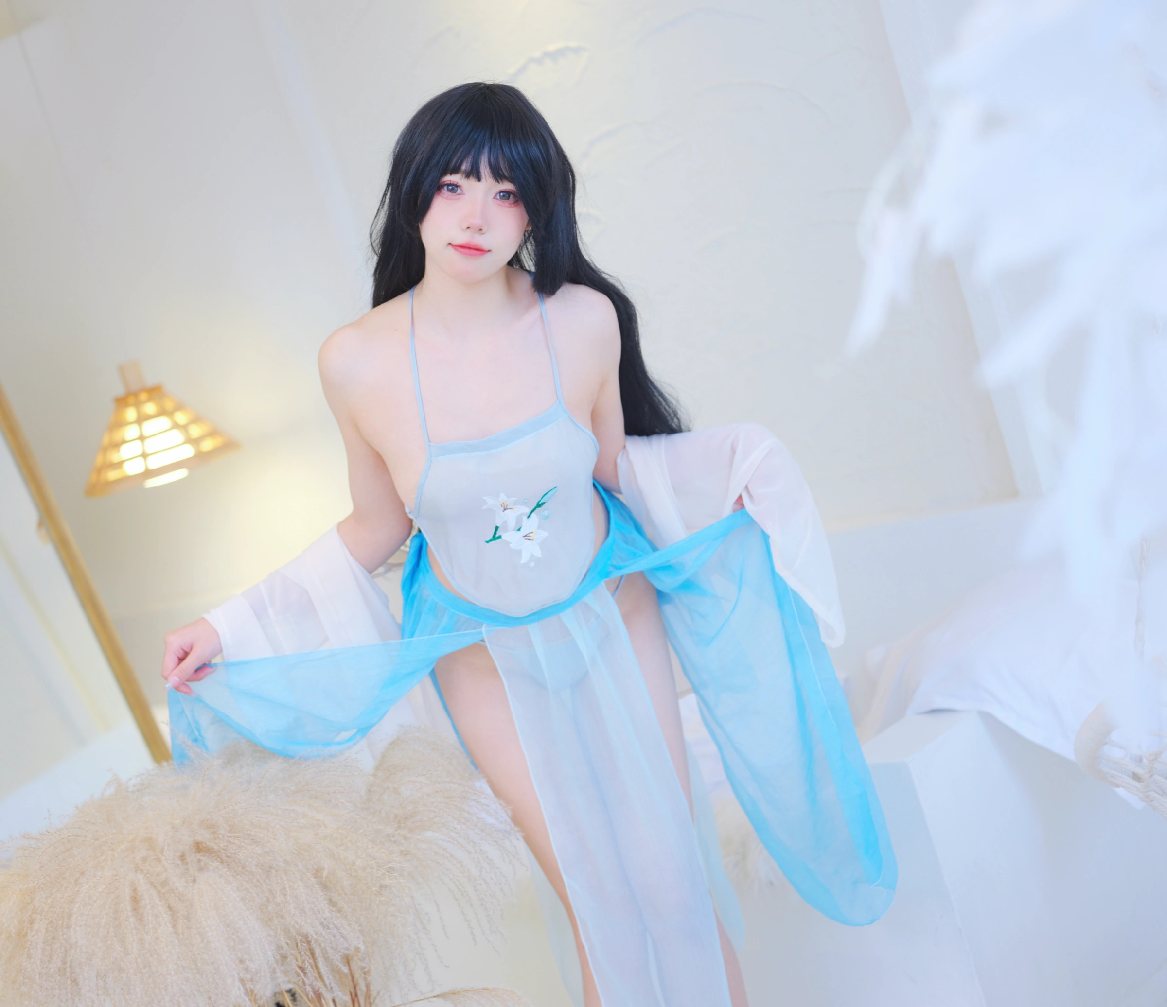 黏黏团子兔（咬一口兔娘） – 古风情趣三套 Cosplay-第26张