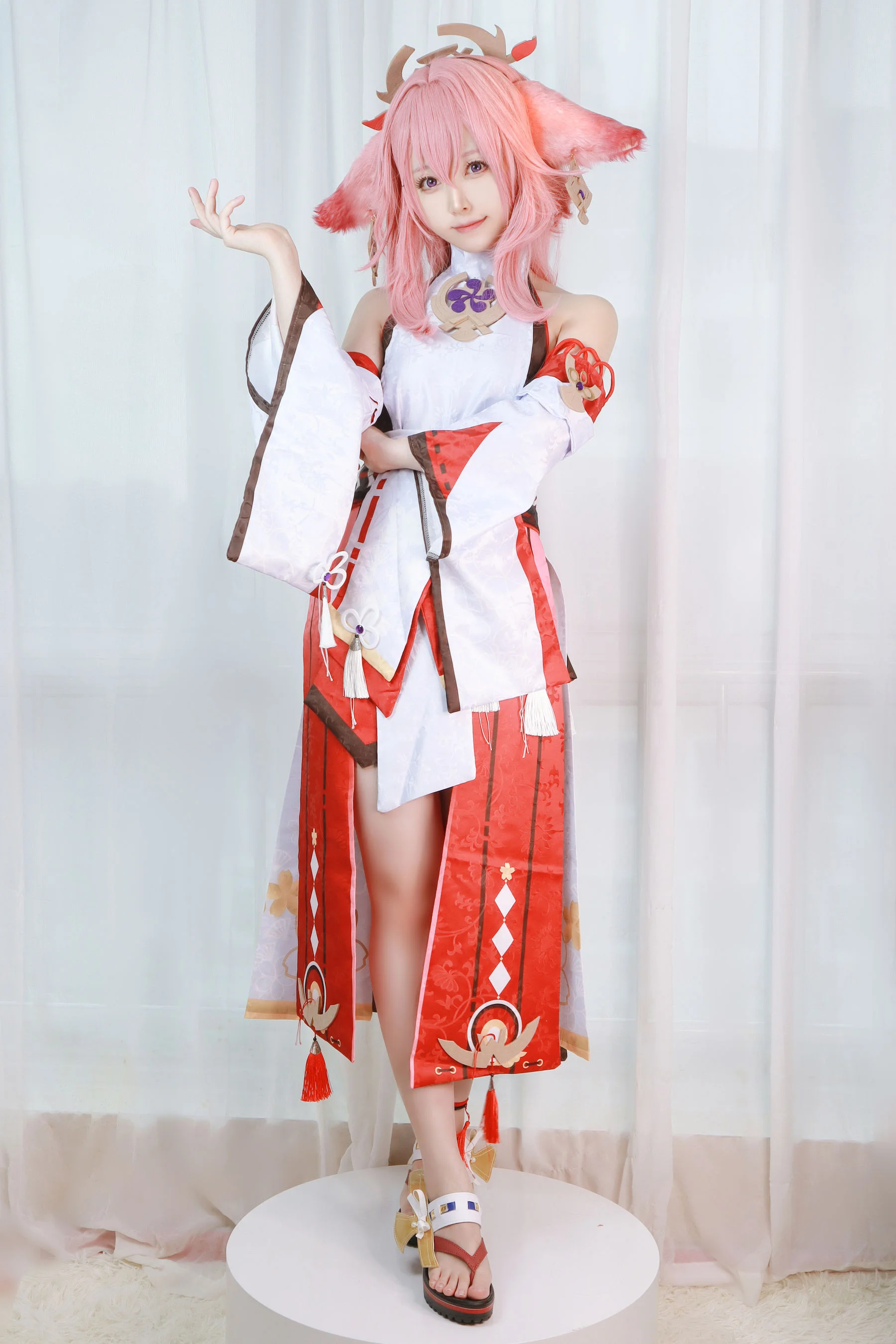 Asagiriai 愛ちゃん – 原神 八重神子 Cosplay-第30张