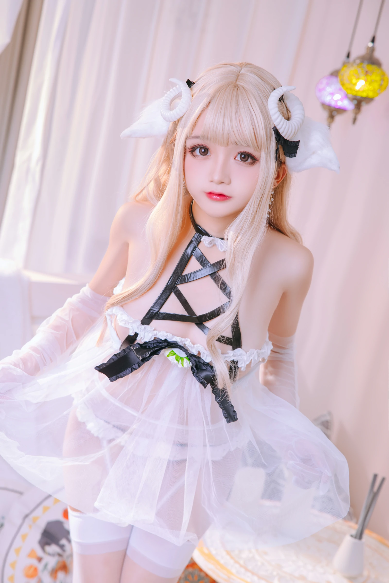 日奈娇 – 白小绵羊 Cosplay-第3张