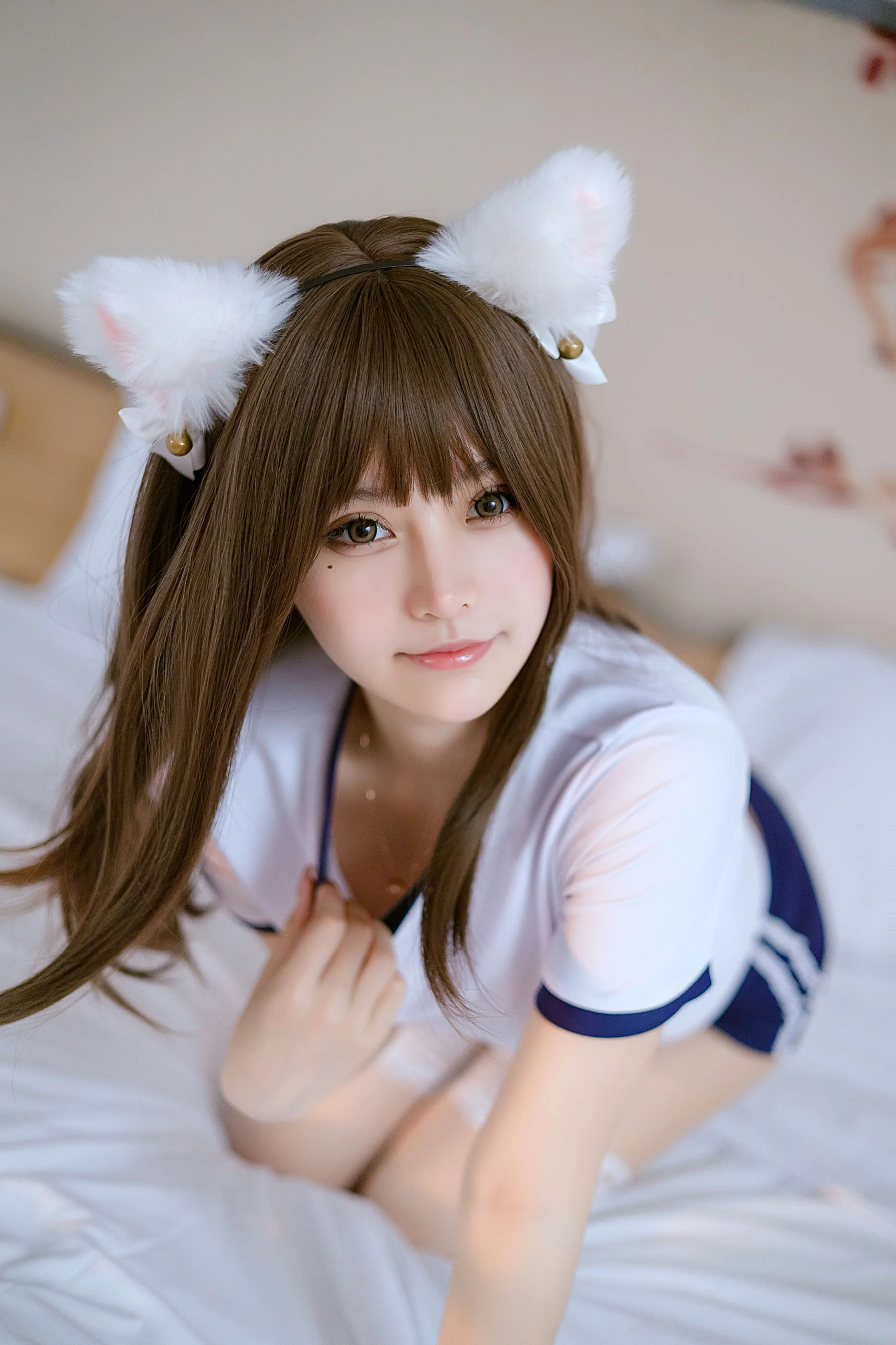 芊芊酱w – 猫耳体操服私房 Cosplay-第3张