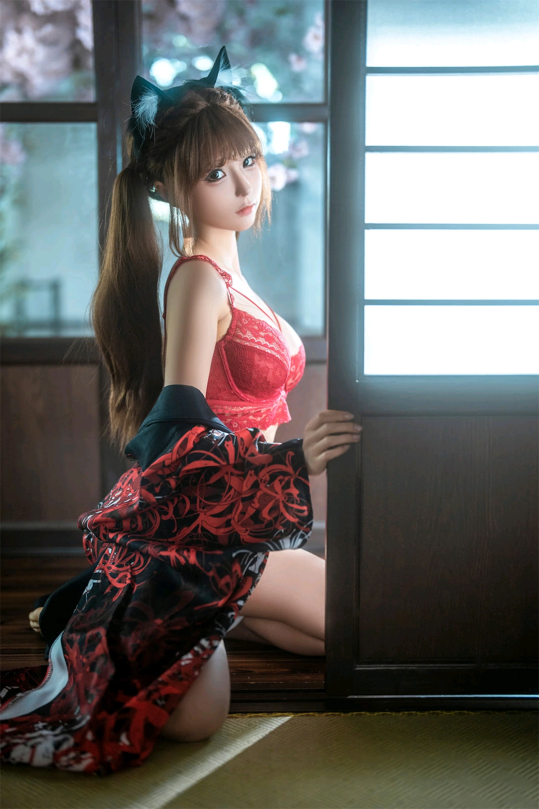 蠢沫沫 – 捆绑和服 Cosplay-第3张