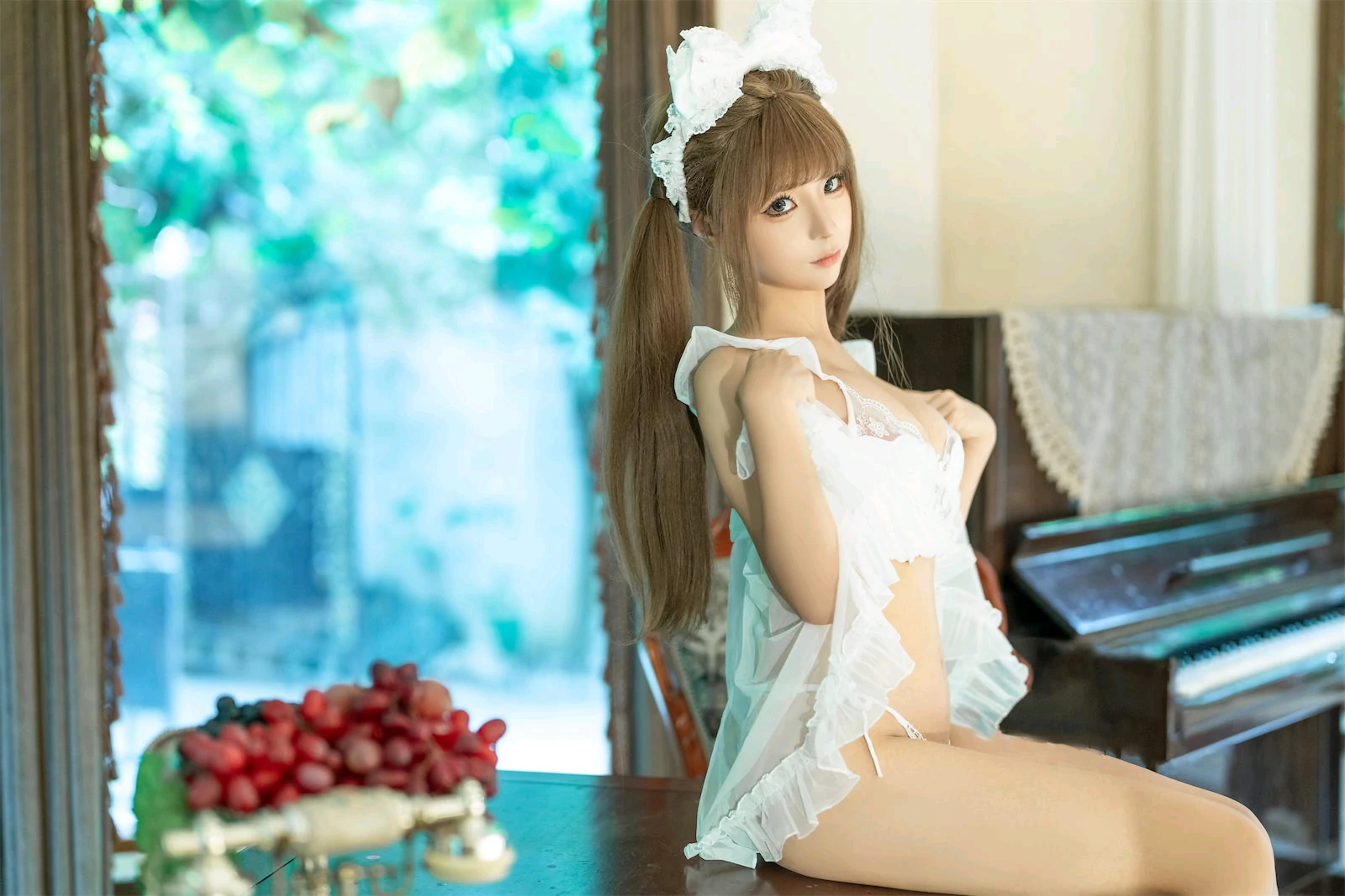 蠢沫沫 – 白娇妻 Cosplay-第15张