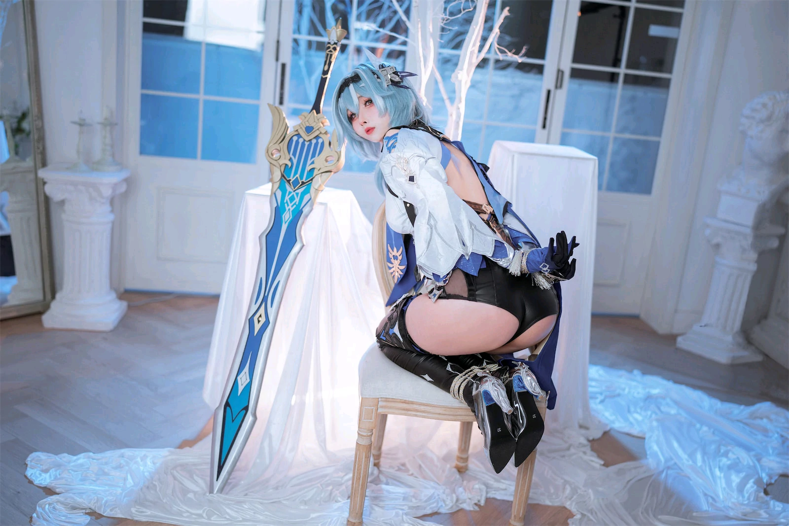 rioko凉凉子 – 优菈浪花骑士 Cosplay-第13张