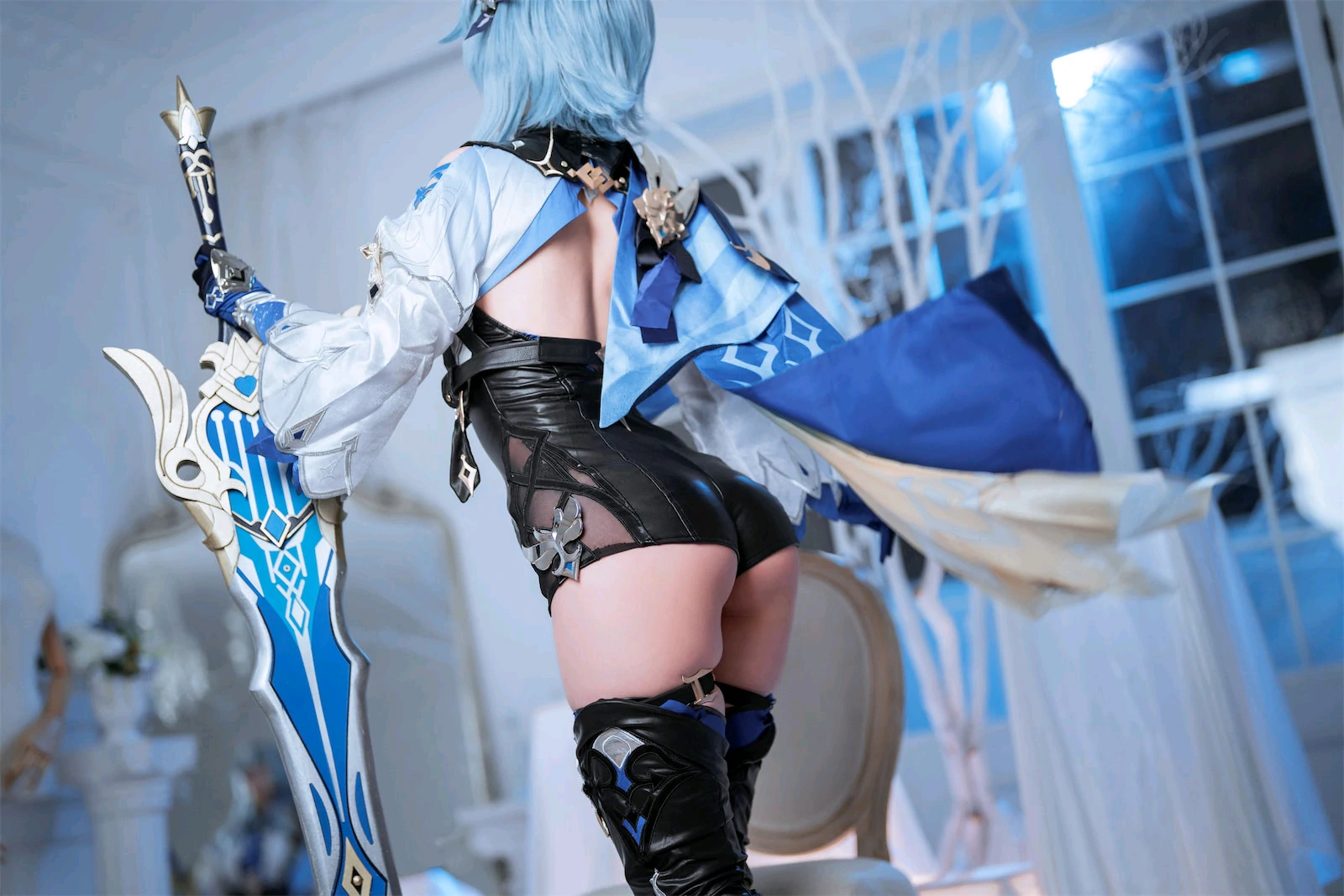 rioko凉凉子 – 优菈浪花骑士 Cosplay-第21张