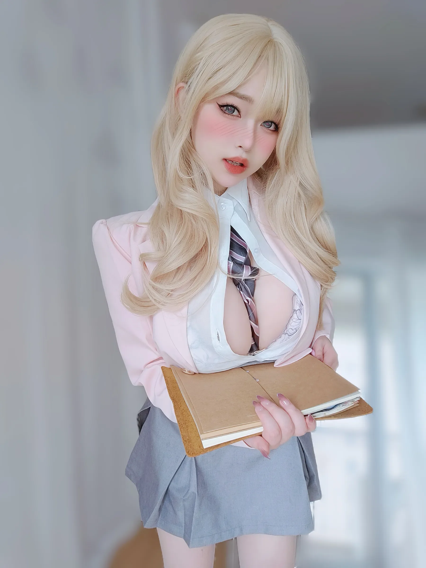 女主K – 催眠傲娇的前辈 Cosplay-第4张
