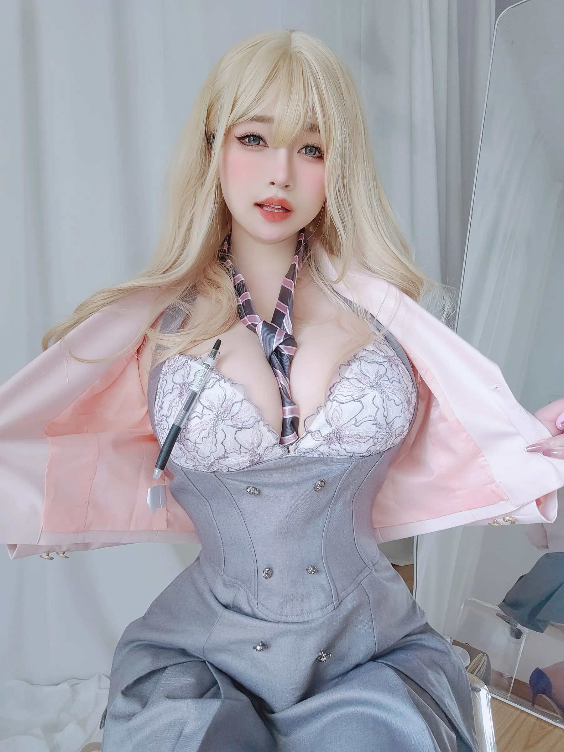 女主K – 催眠傲娇的前辈 Cosplay-第40张