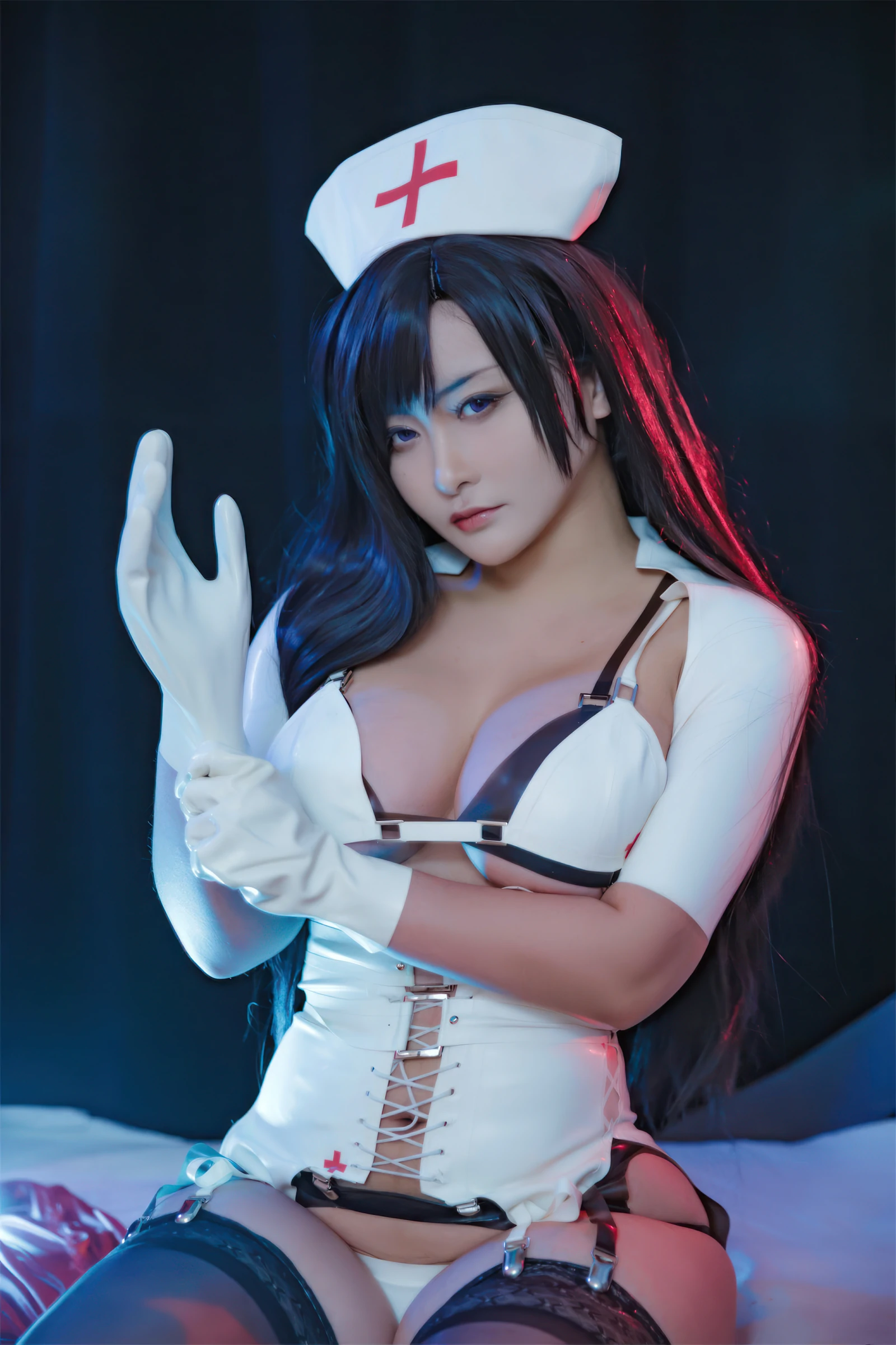 洛璃 LoLiSAMA – 蒂法护士 Cosplay-第5张