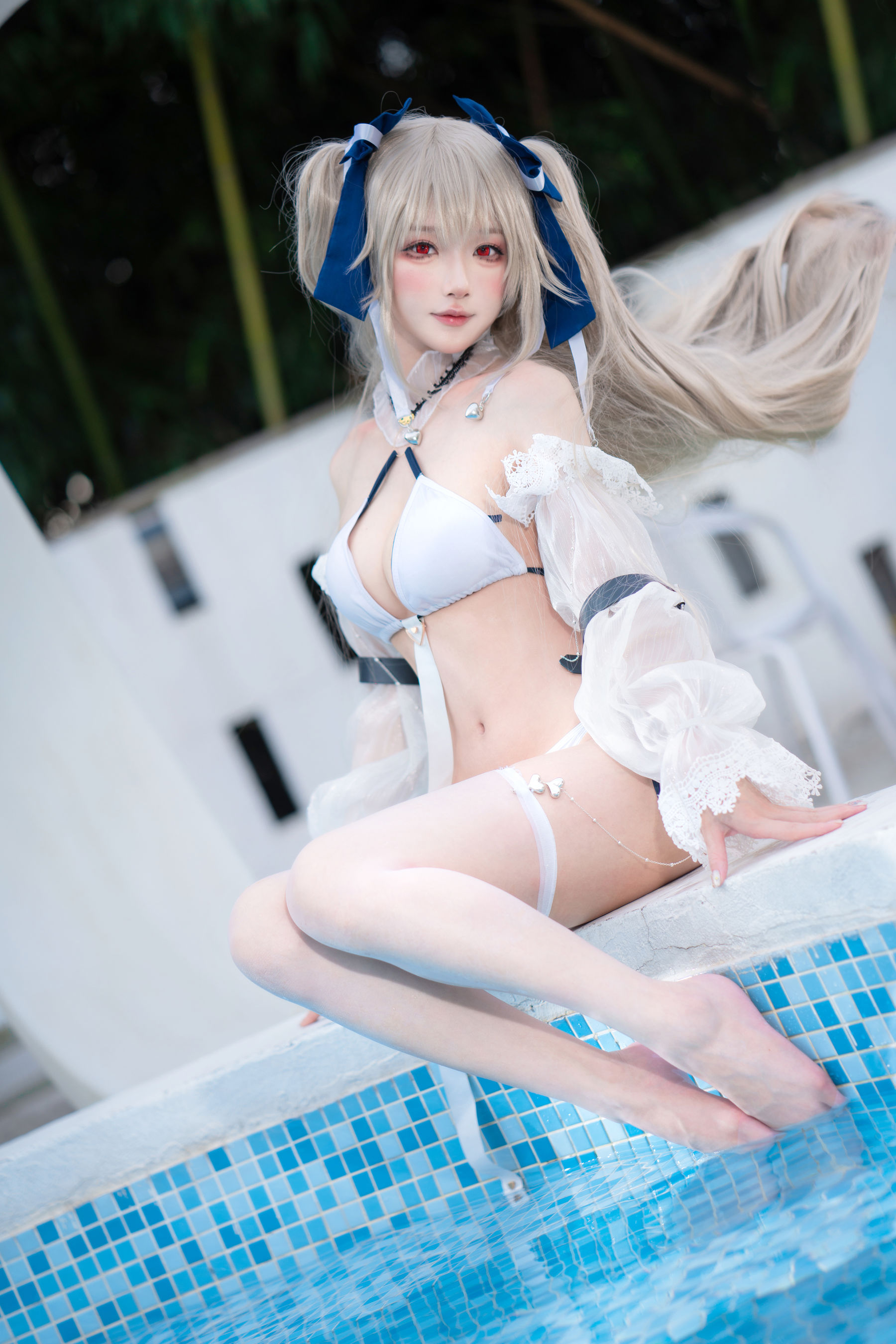 阿包也是兔娘 – 安克雷奇泳装 Cosplay-第17张