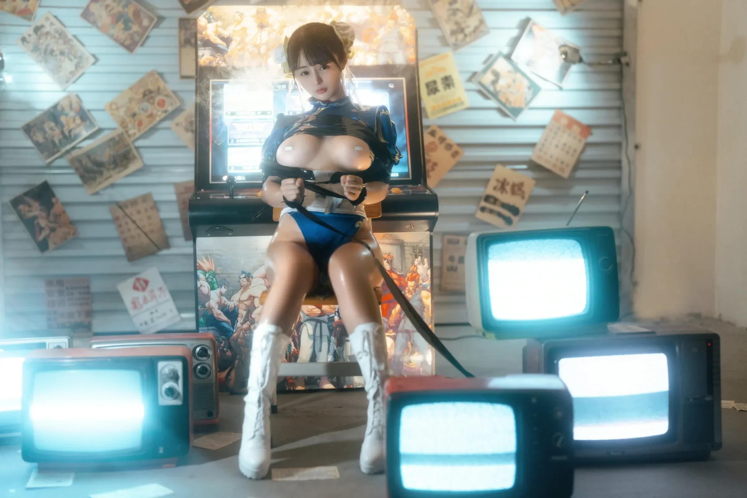桜井宁宁 – 电玩春丽 Cosplay-第9张