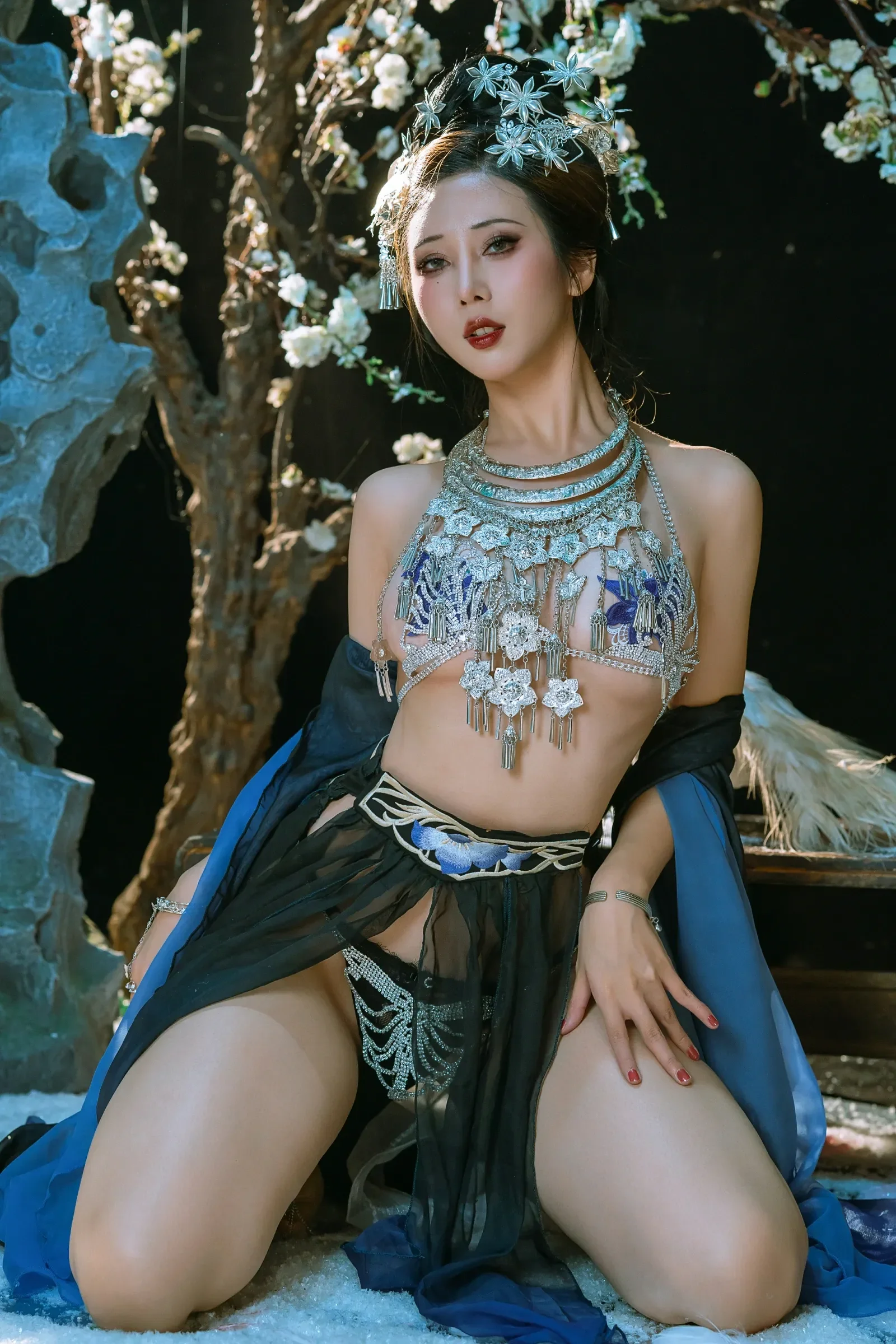 云溪溪轩萧学姐 – 苗疆少女 Cosplay-第4张