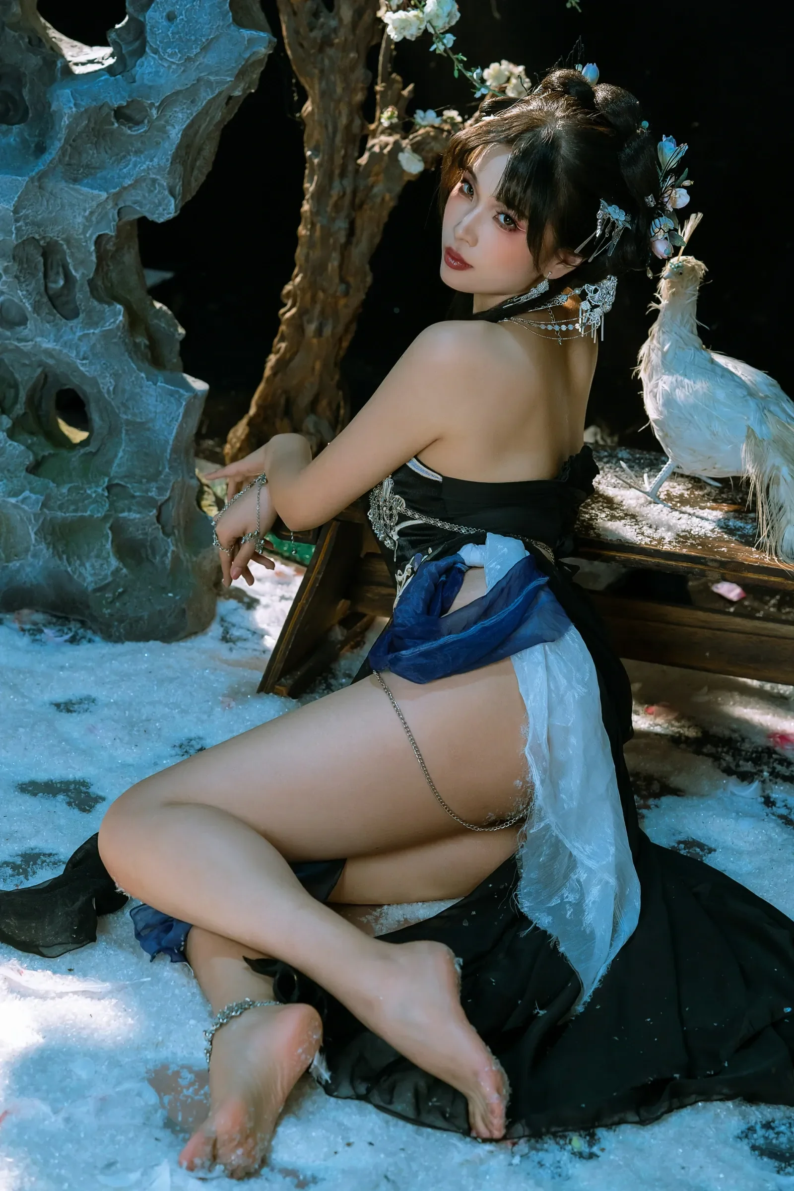 云溪溪轩萧学姐 – 苗疆少女 Cosplay-第17张