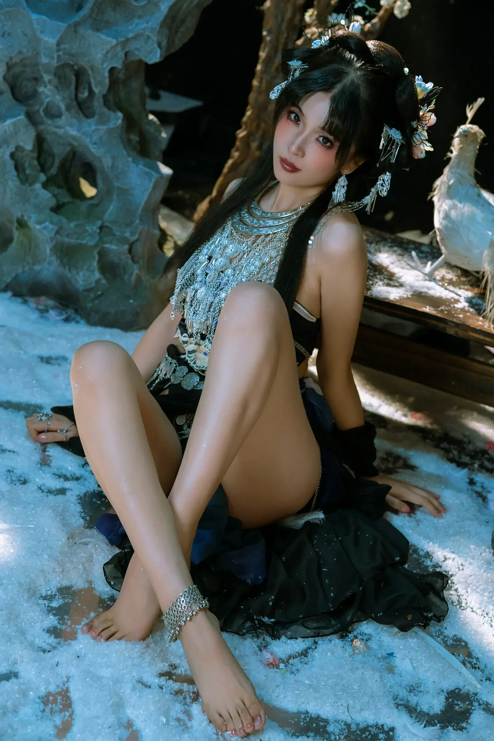 云溪溪轩萧学姐 – 苗疆少女 Cosplay-第24张