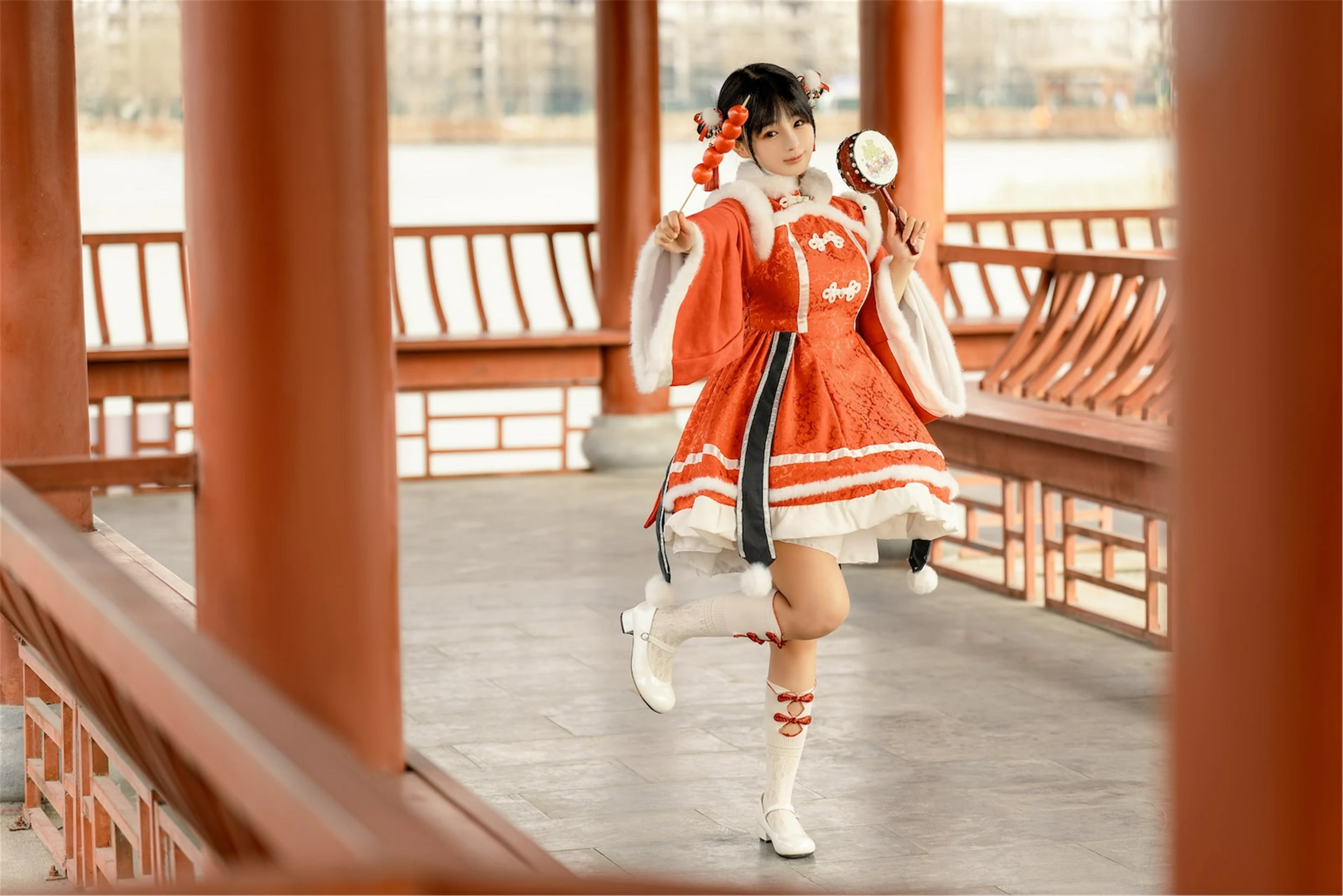 桜井宁宁 – 龙年新年篇 Cosplay-第4张