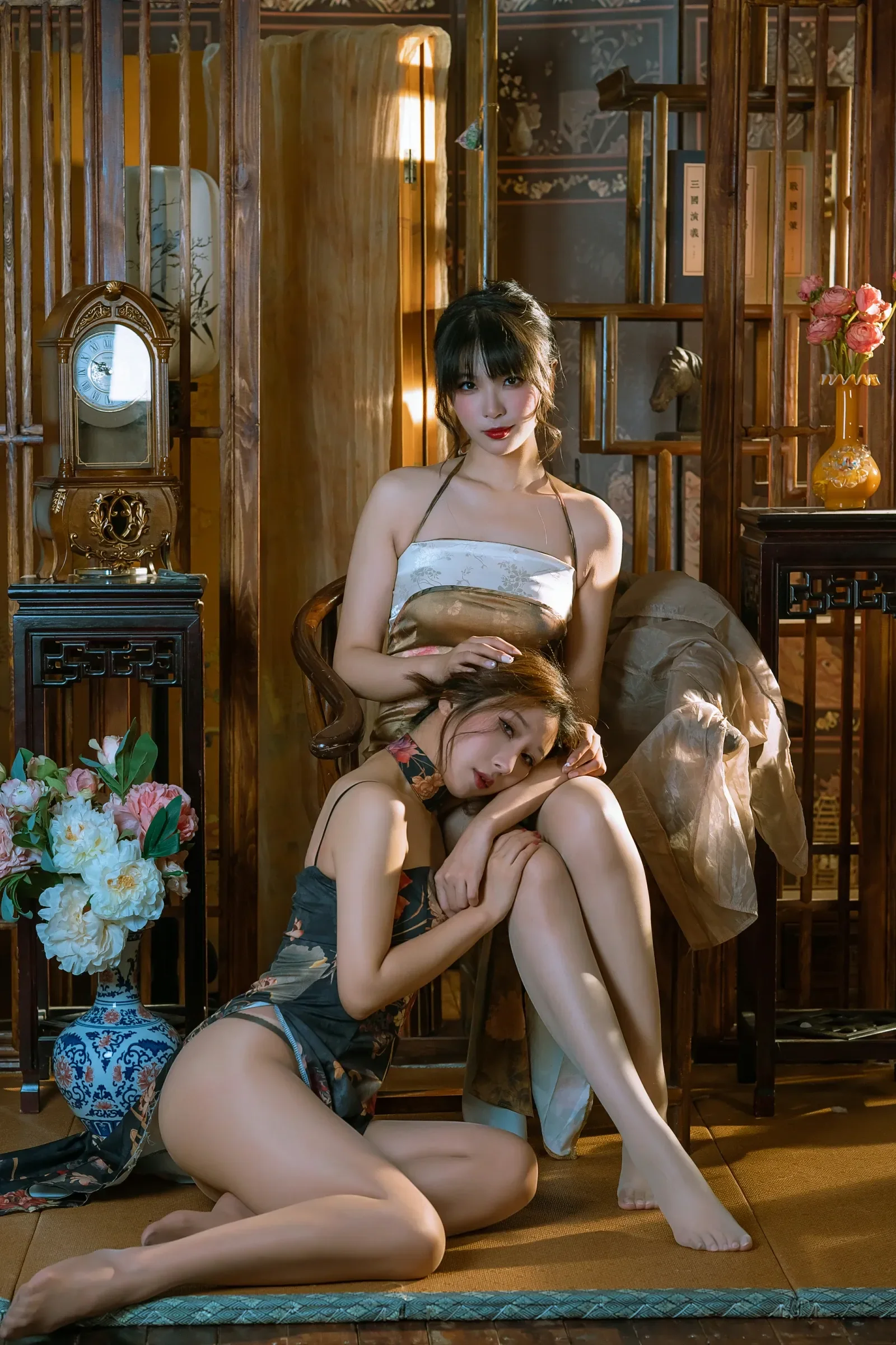 云溪溪 – 奶桃轩萧学姐-朝开暮落-上 Cosplay-第48张