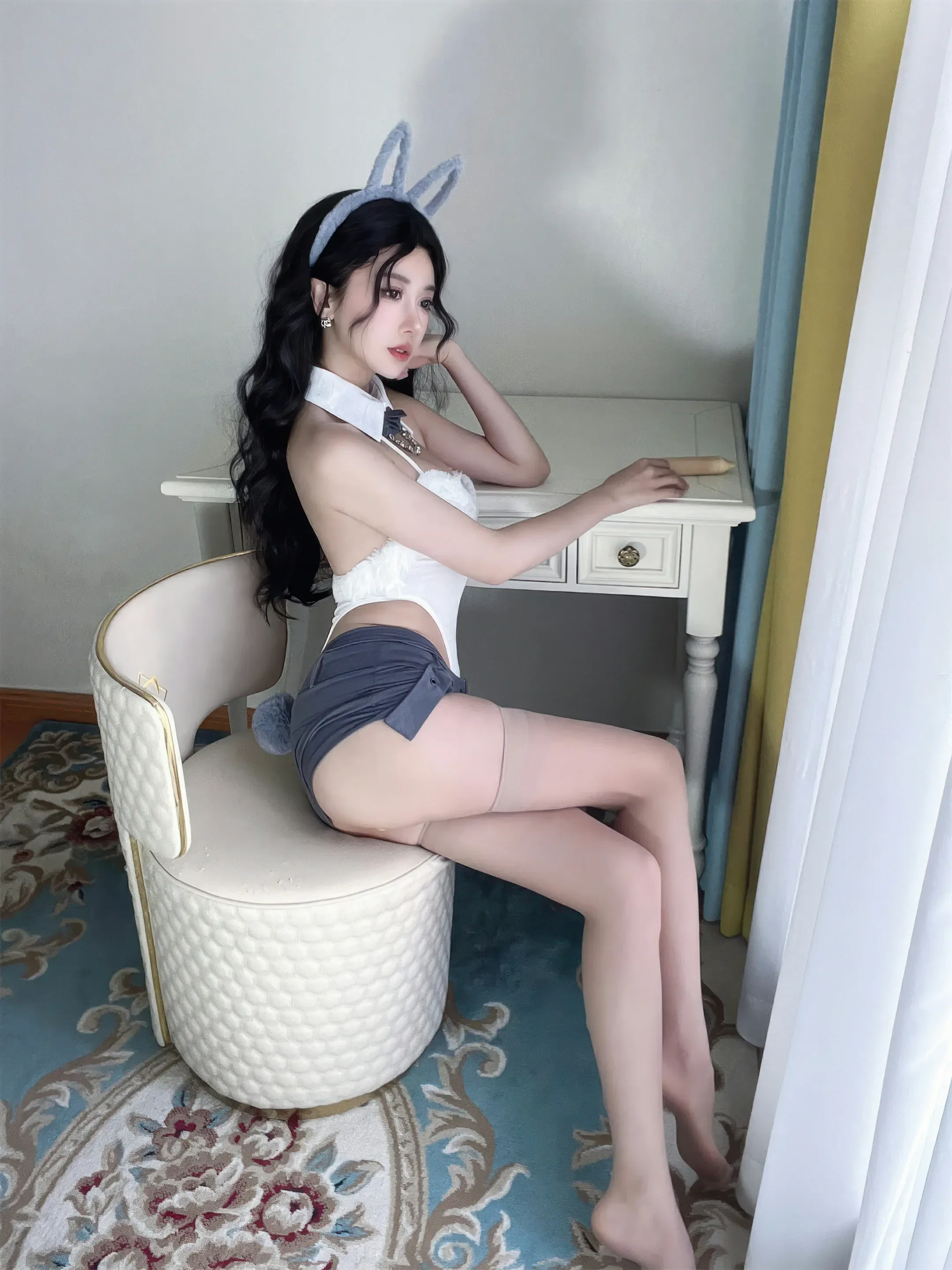 过期米线线喵 – 失落兔兔 Cosplay-第27张