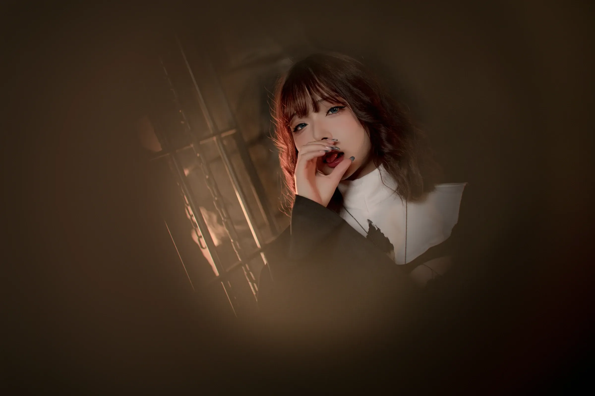 Yuuhui玉汇 – 被侵染の修女 Cosplay-第2张