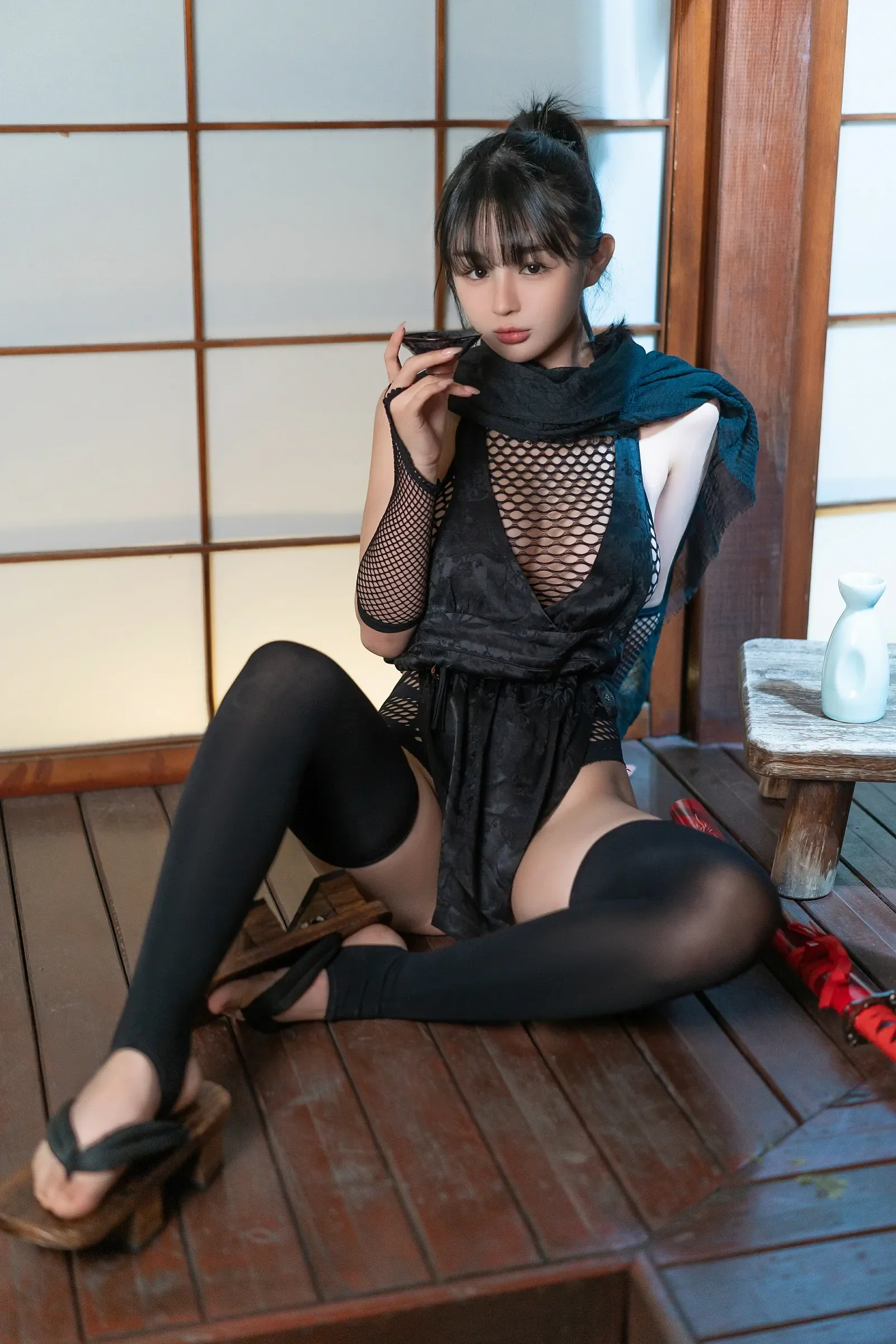 桜井宁宁 – 忍者 Cosplay-第2张