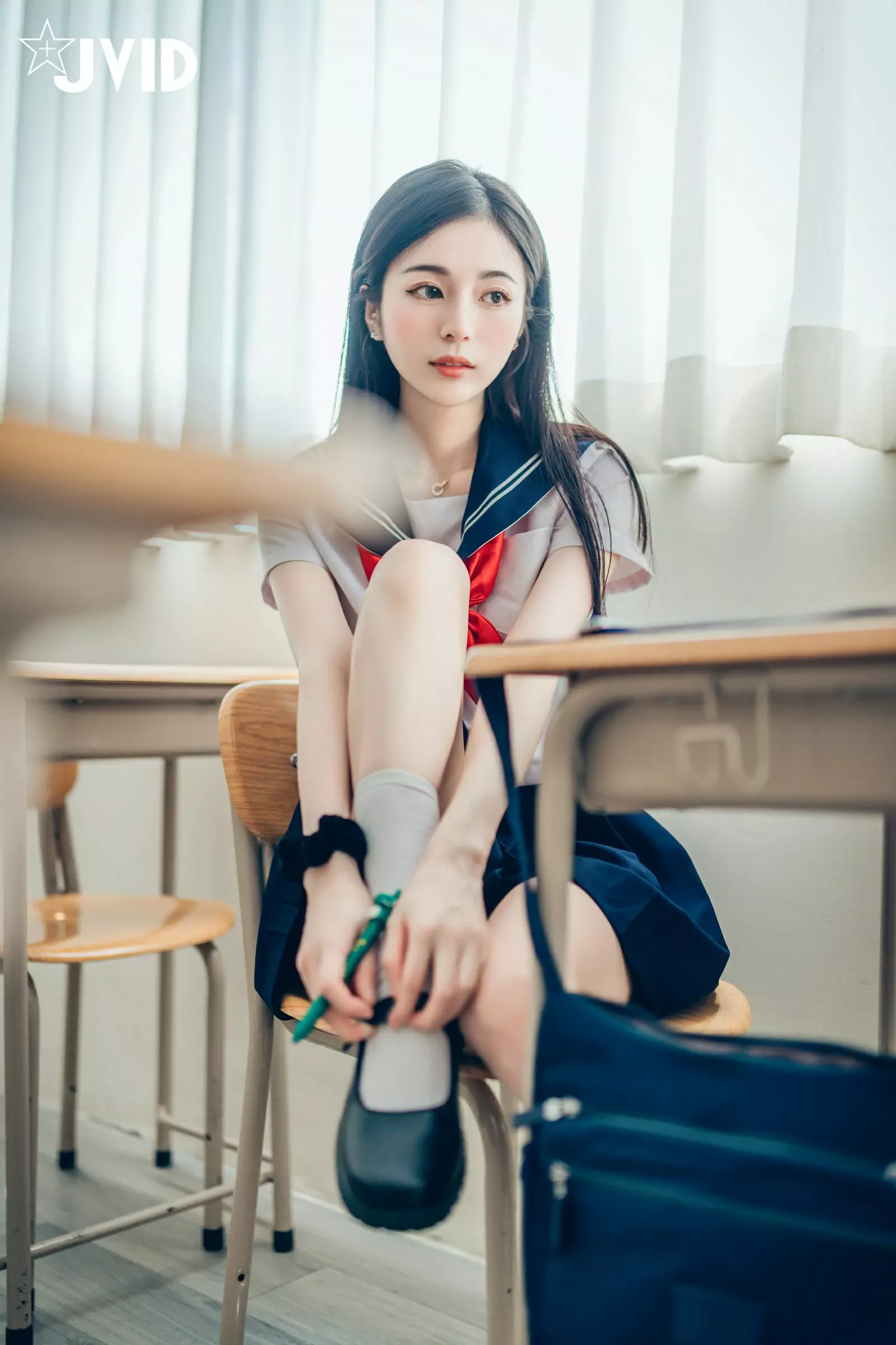 JVID图集 辰辰  老师的课后辅导 Cosplay-第2张