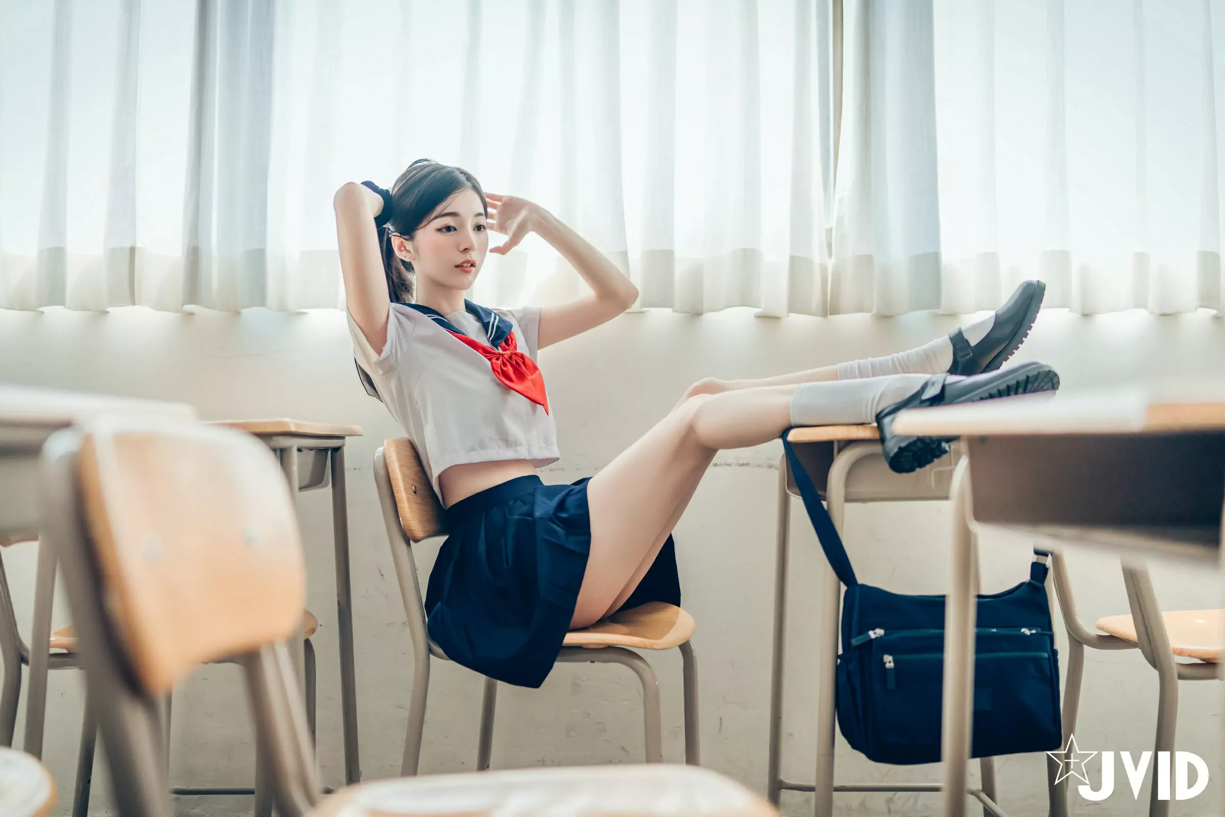 JVID图集 辰辰  老师的课后辅导 Cosplay-第5张