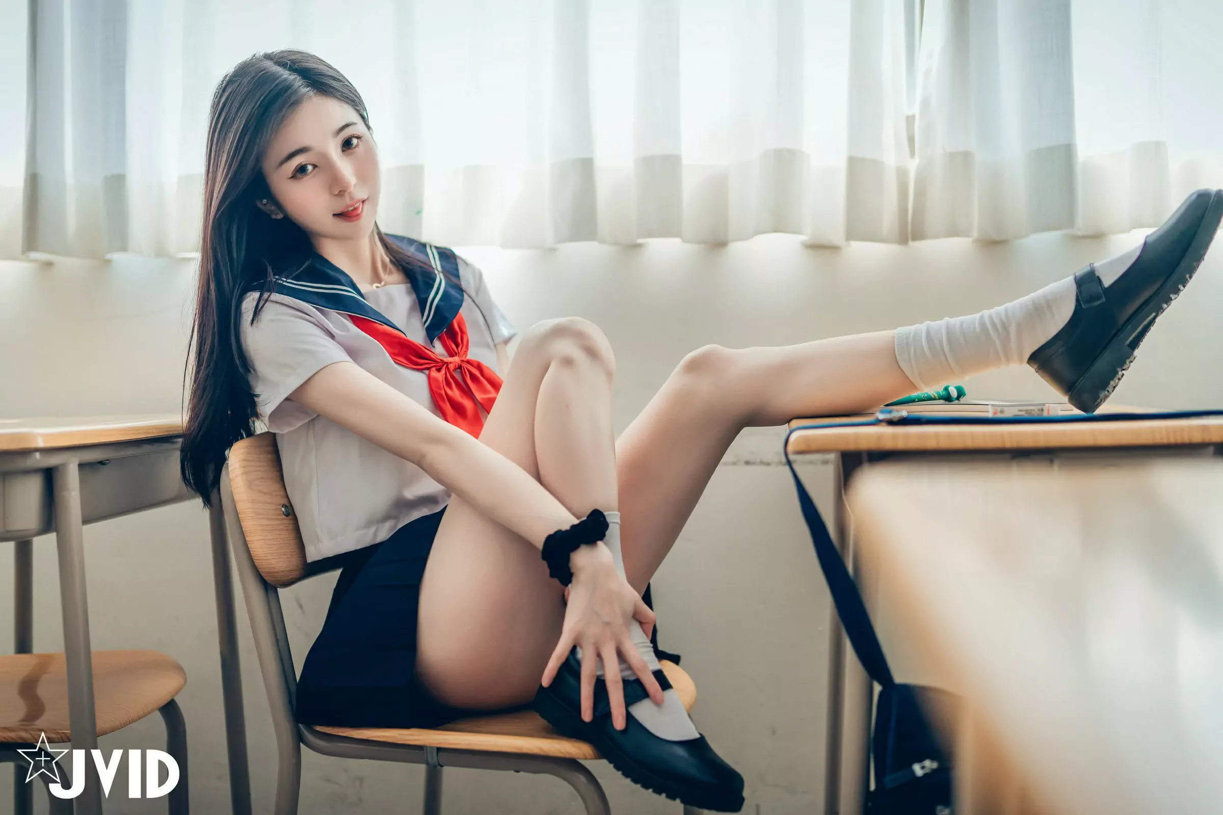 JVID图集 辰辰  老师的课后辅导 Cosplay-第8张