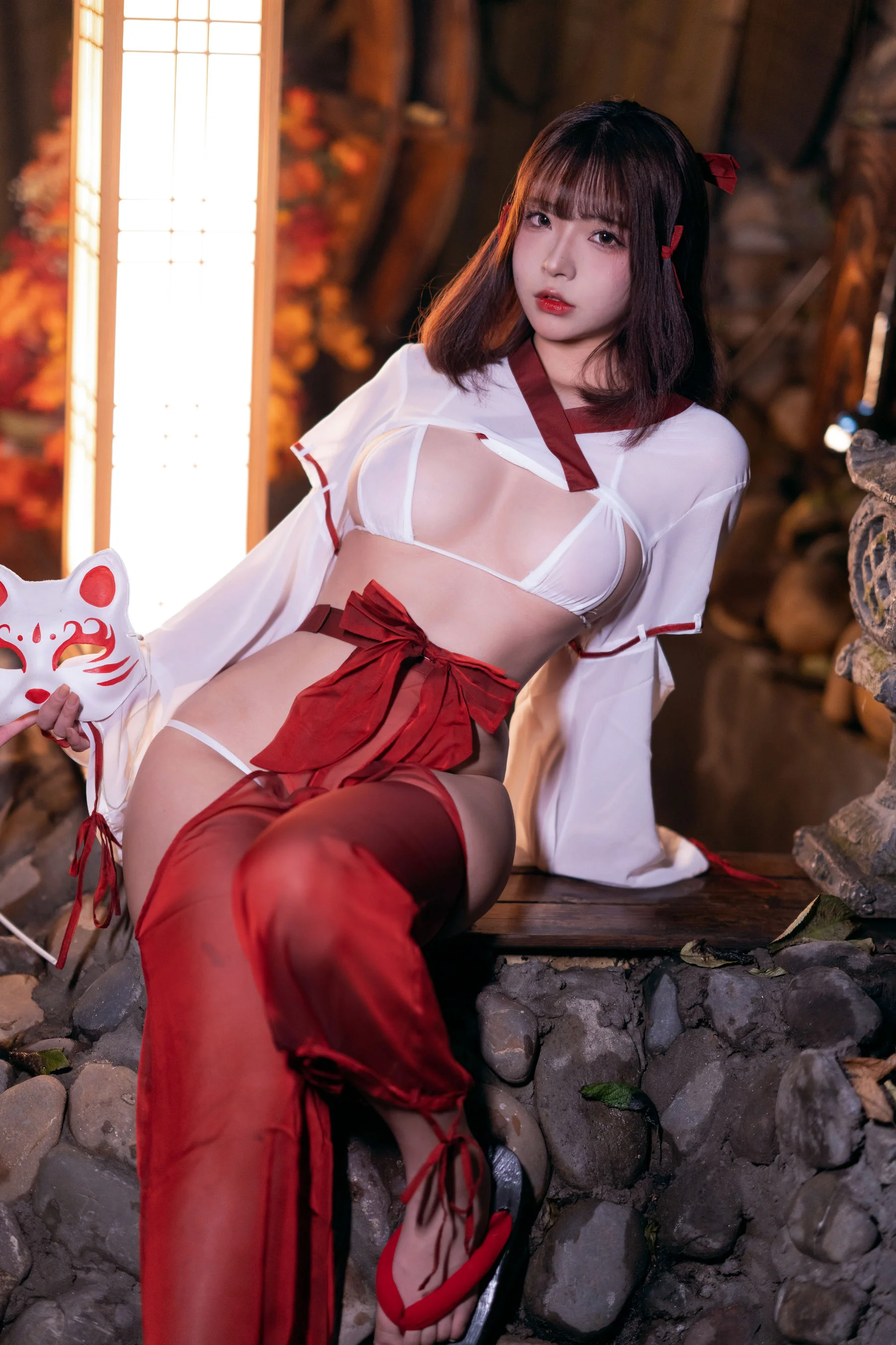 yuuhui玉汇 – 祝巫神女 Cosplay-第1张
