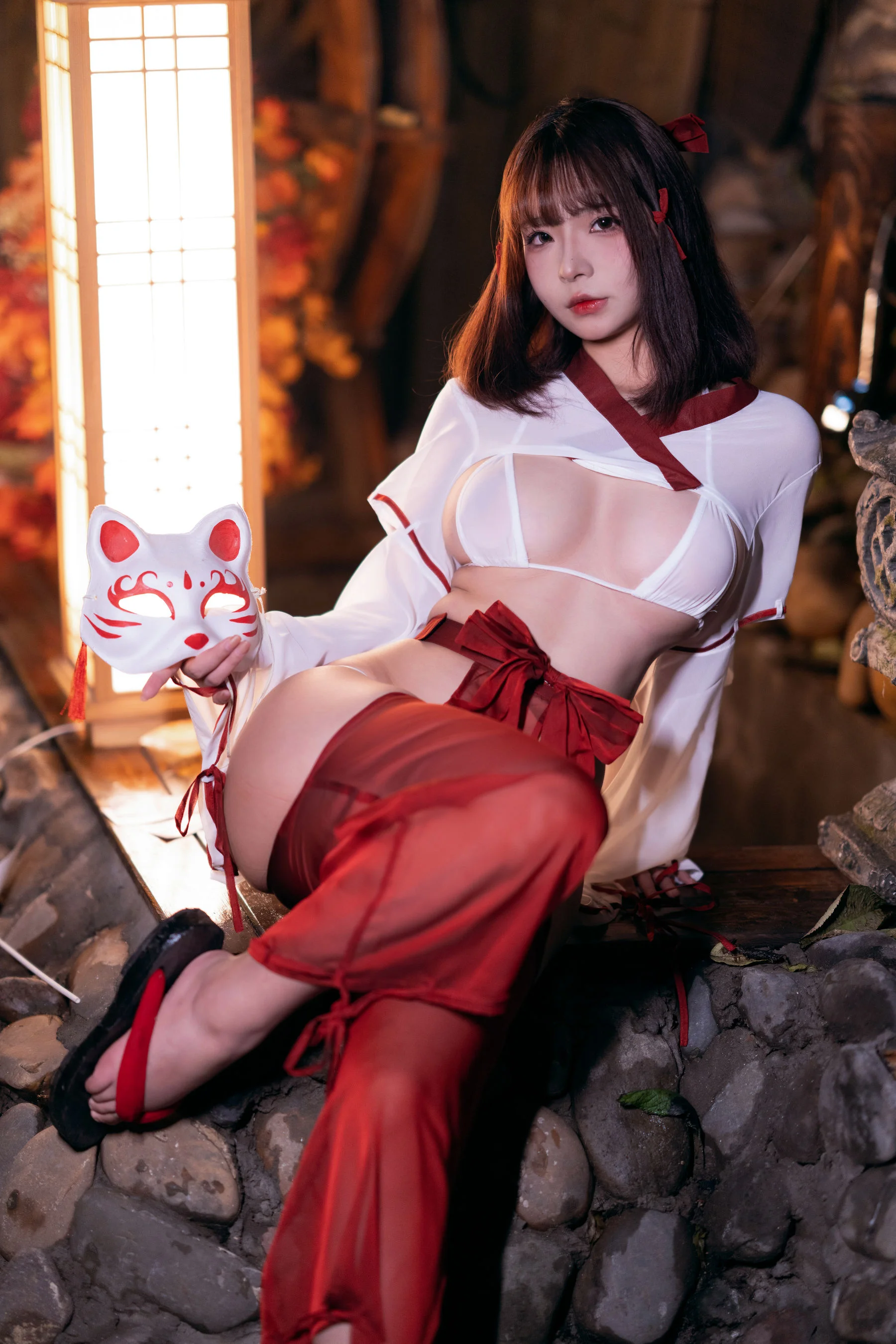 yuuhui玉汇 – 祝巫神女 Cosplay-第2张