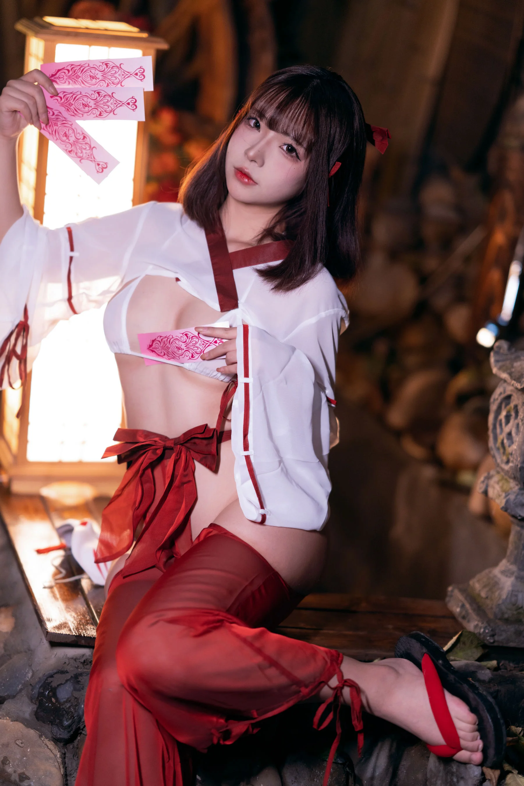 yuuhui玉汇 – 祝巫神女 Cosplay-第120张